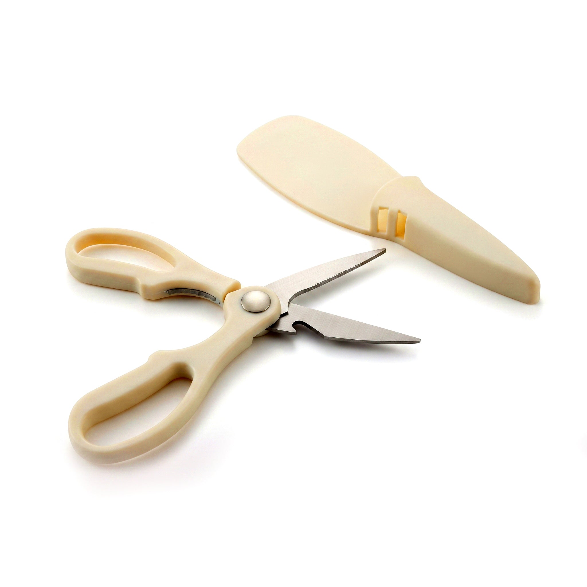 Aitos 22 Cm Stainless Steel Scissors With Silicon Pocket