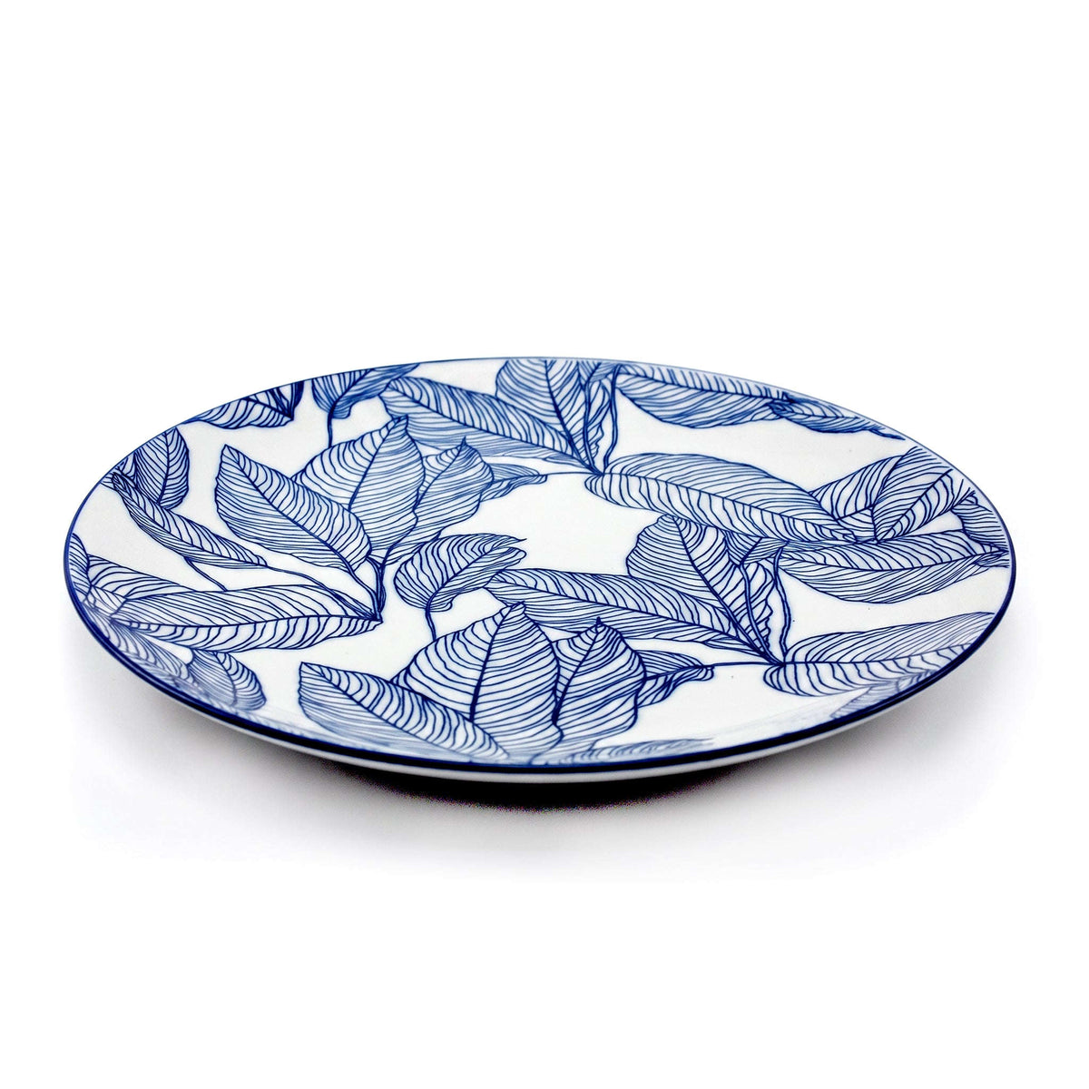 Gupan 10-Inch Marble Flat Dinner Plates Kaka Bawa Sons