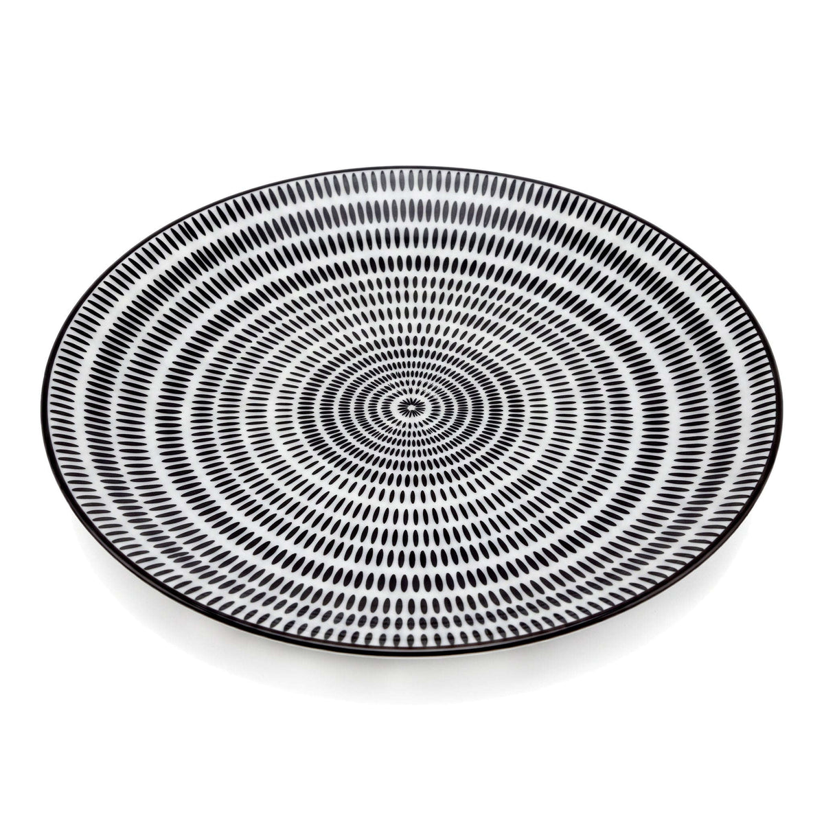 Gupan 10-Inch Marble Flat Dinner Plates Kaka Bawa Sons
