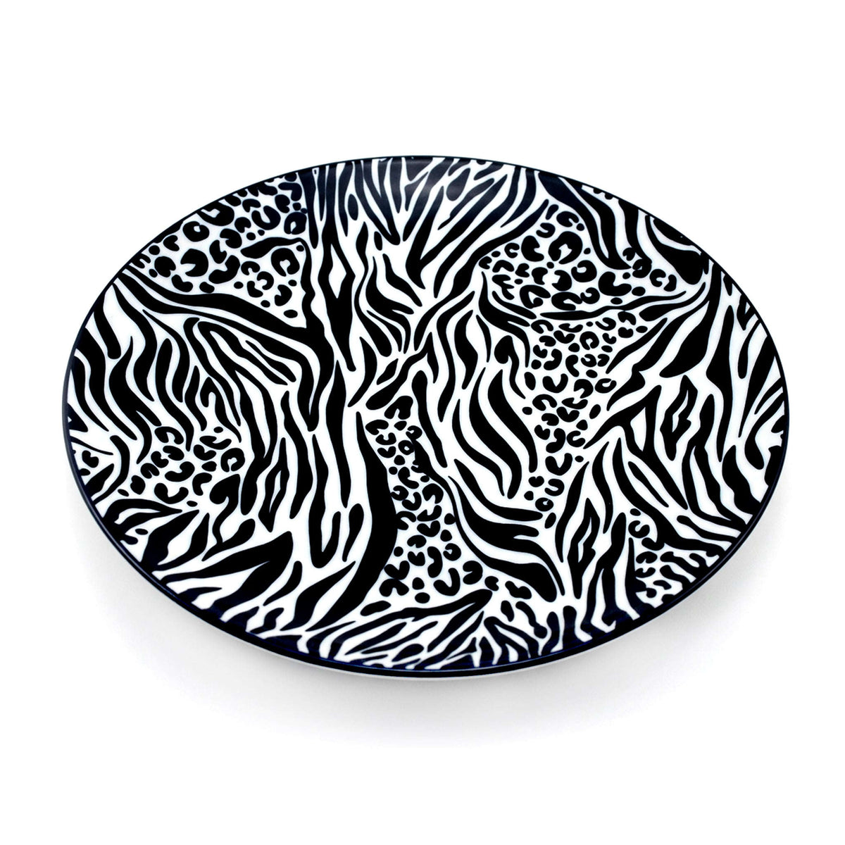 Gupan 10-Inch Marble Flat Dinner Plates Kaka Bawa Sons