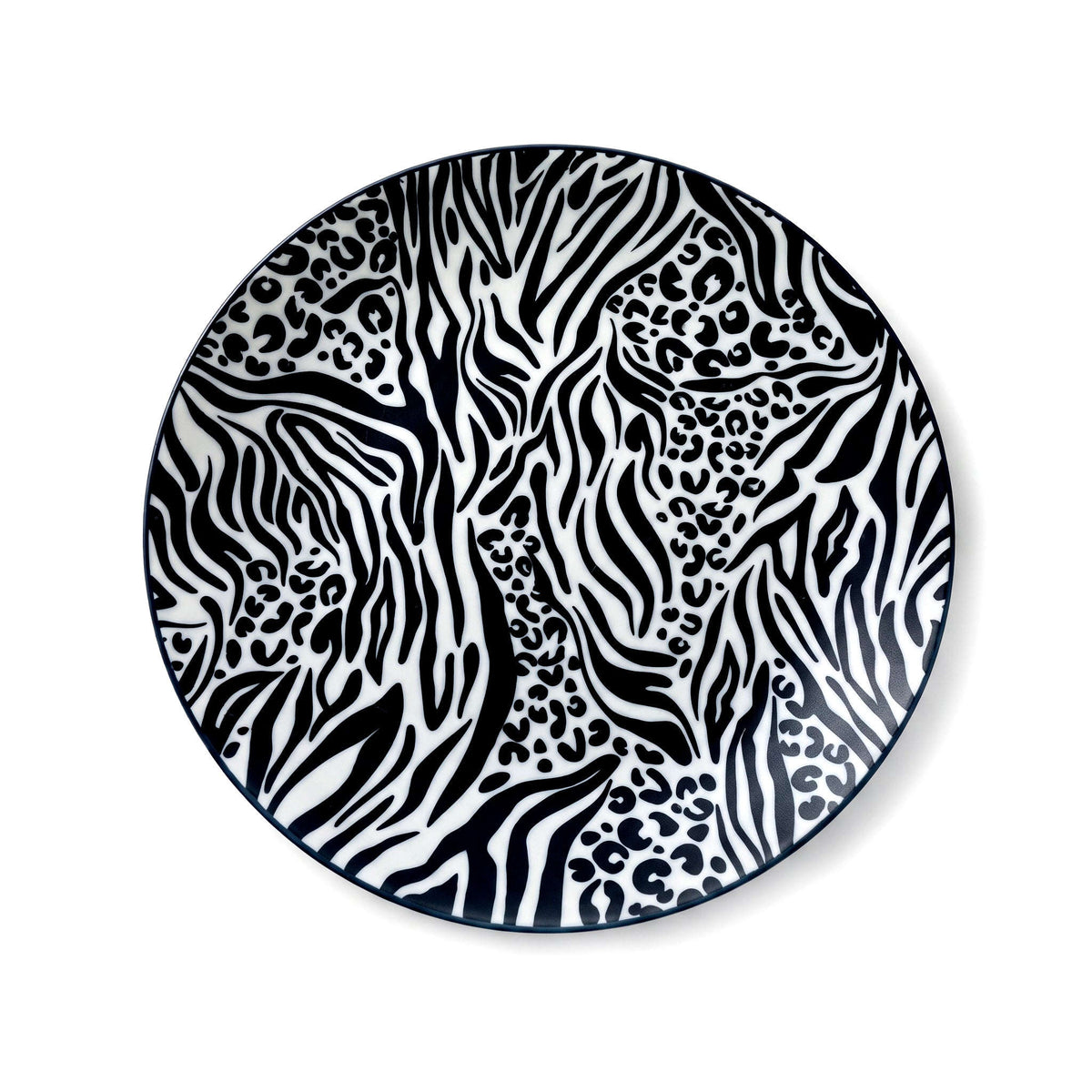 Gupan 10-Inch Marble Flat Dinner Plates Kaka Bawa Sons