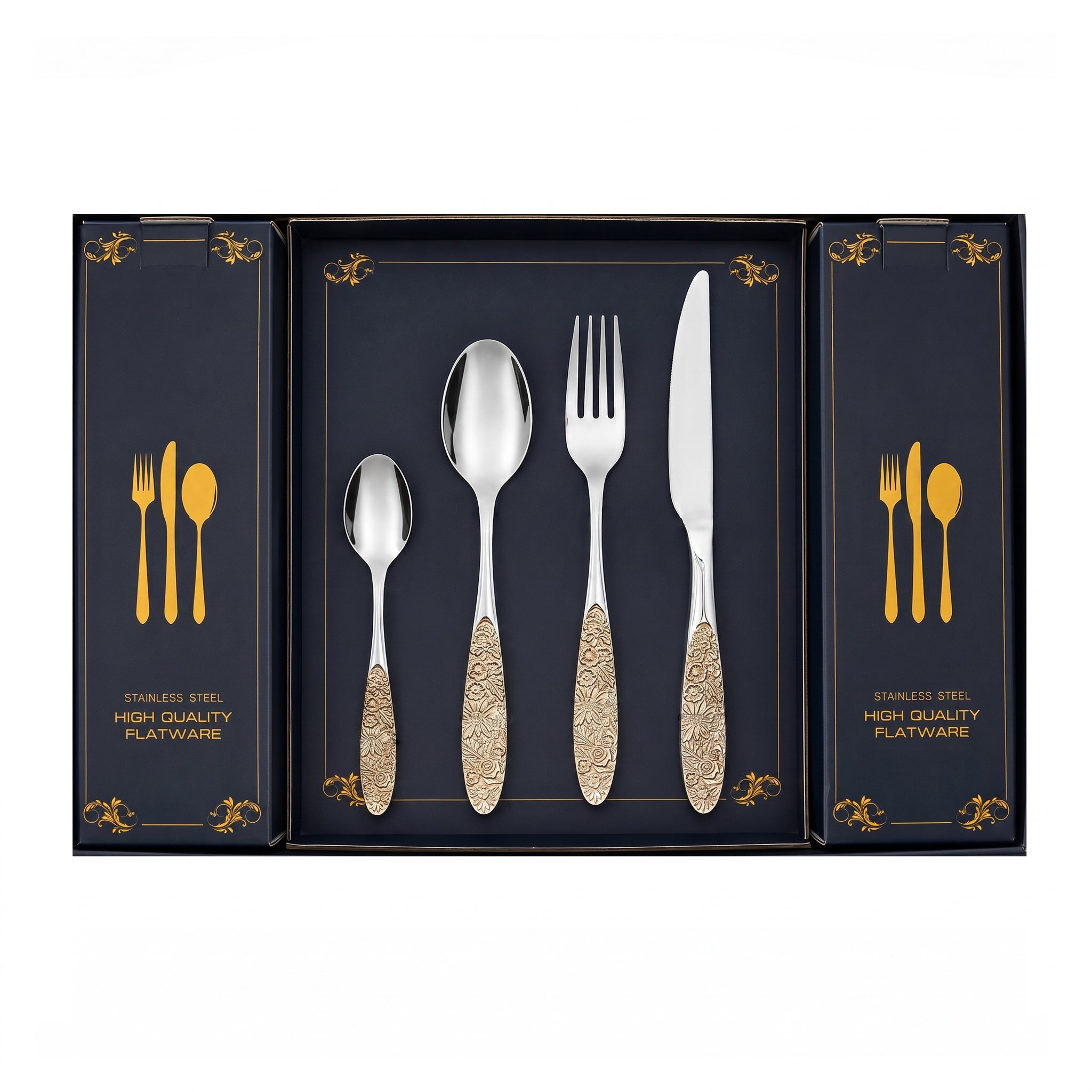 Alomi 24-Pieces Stainless Steel Cutlery Sets