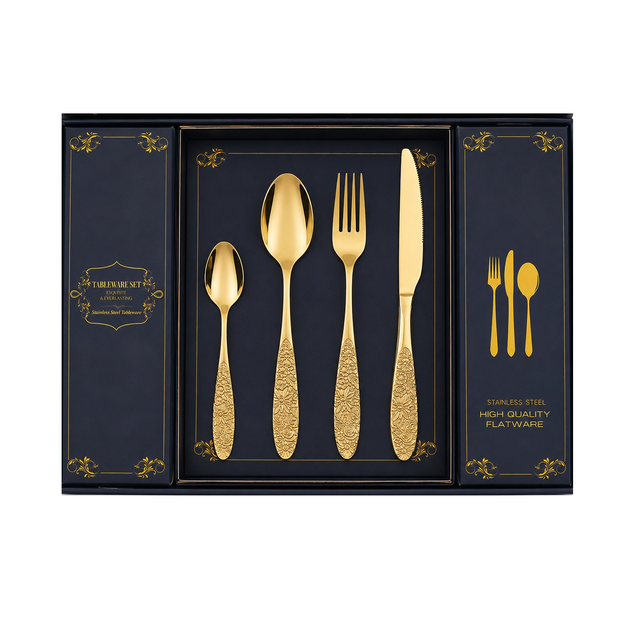 Alomi 24-Pieces Stainless Steel Cutlery Sets