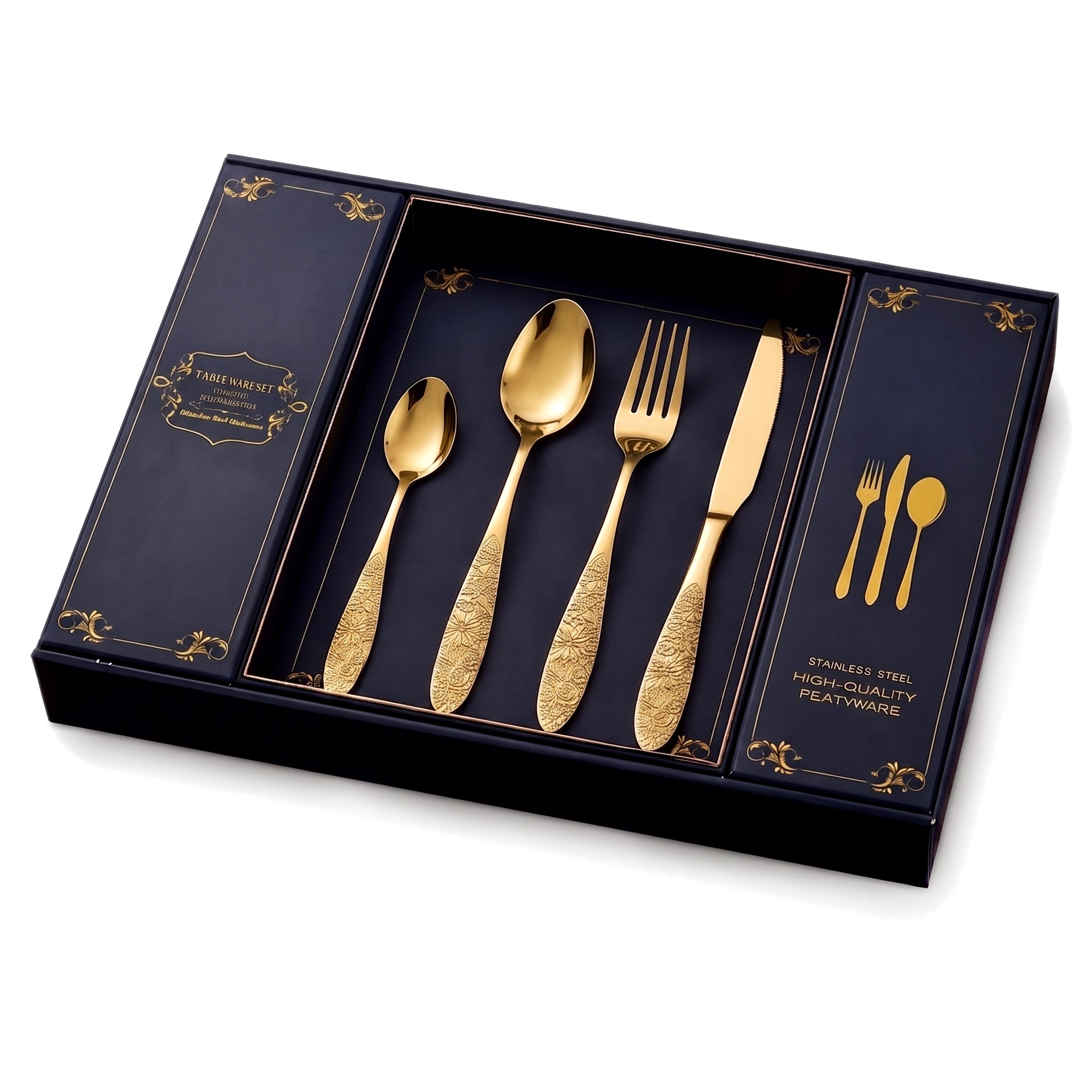 Alomi 24-Pieces Stainless Steel Cutlery Sets