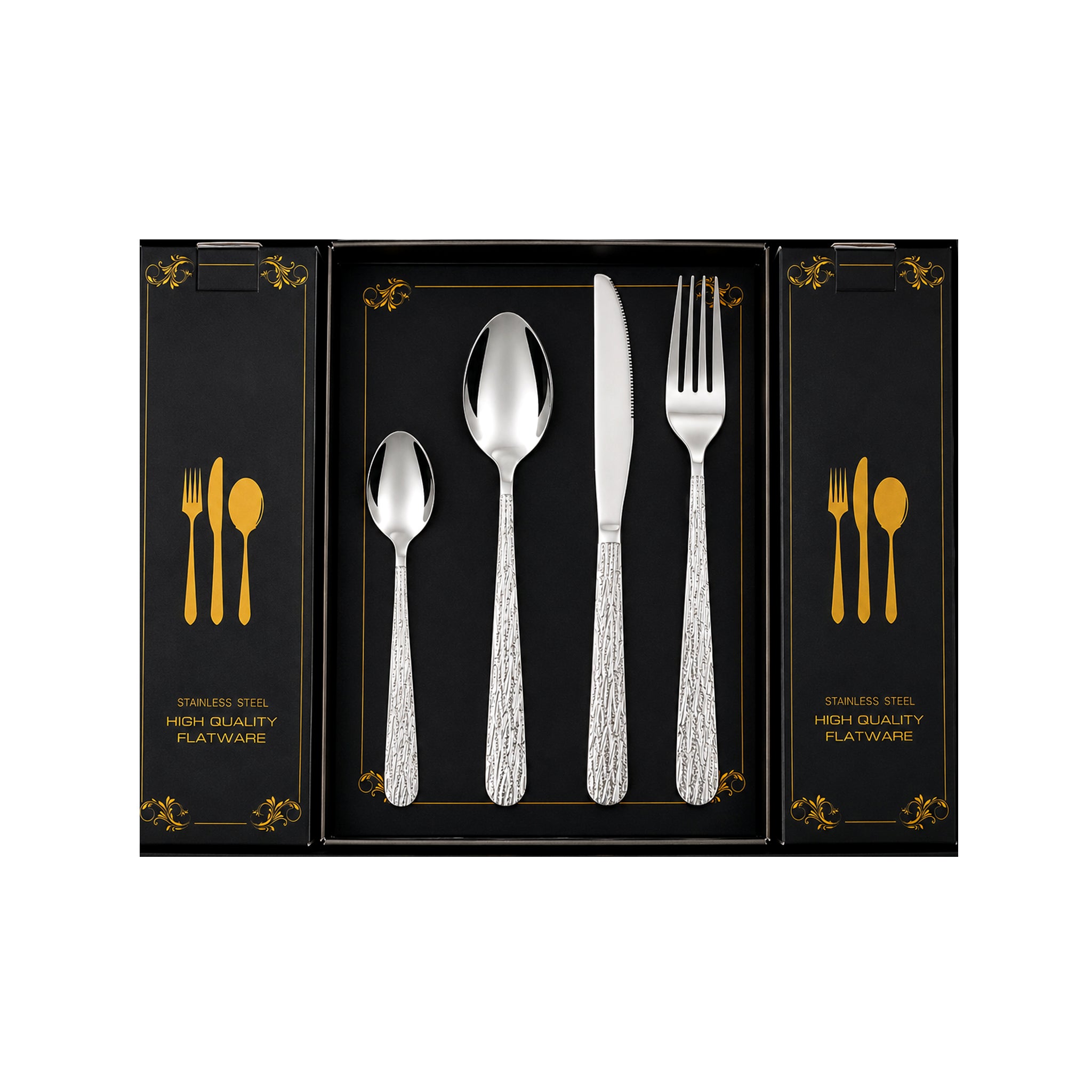 Alomi 24-Pieces Stainless Steel Cutlery Sets