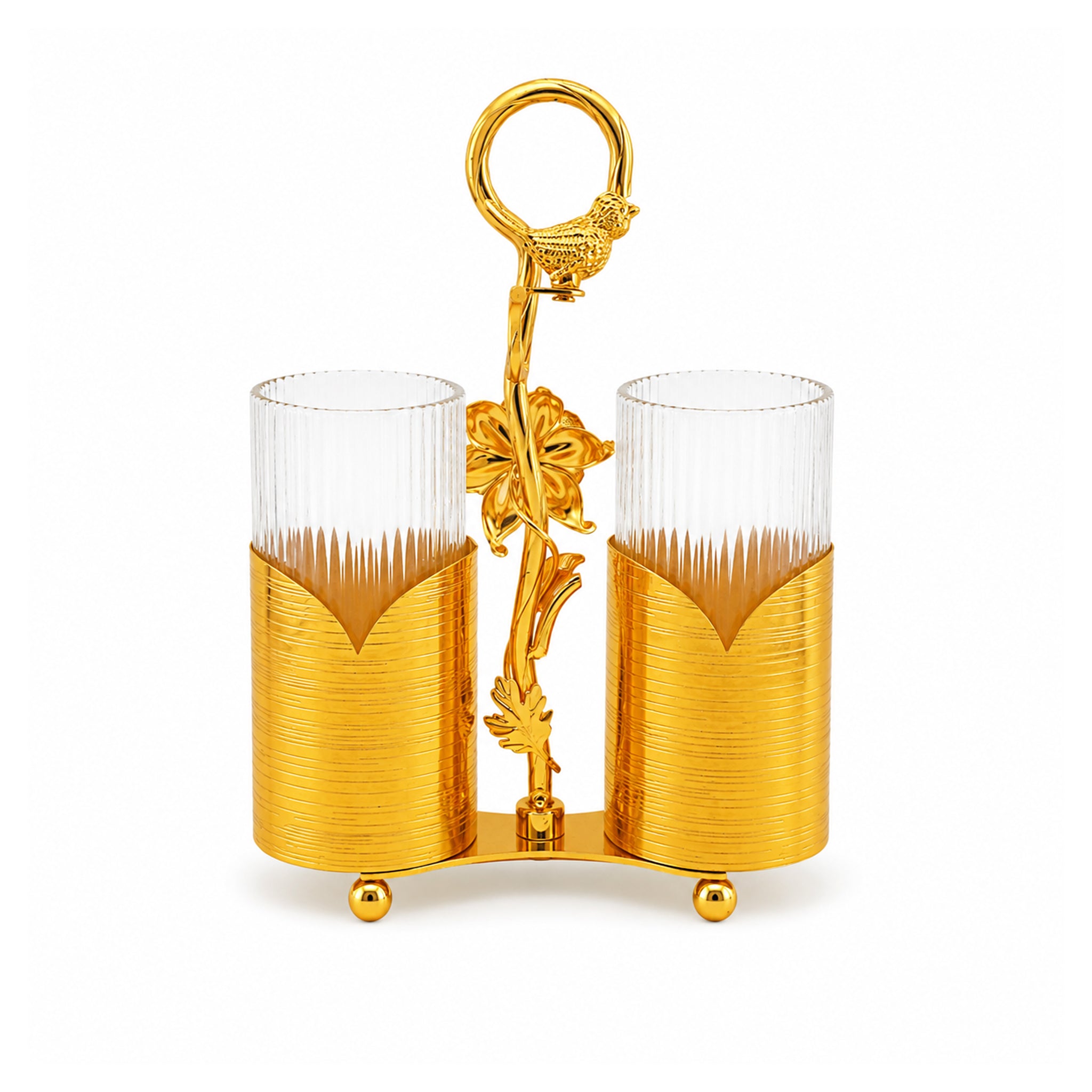 Fancy 2-Portion Spoon Holders