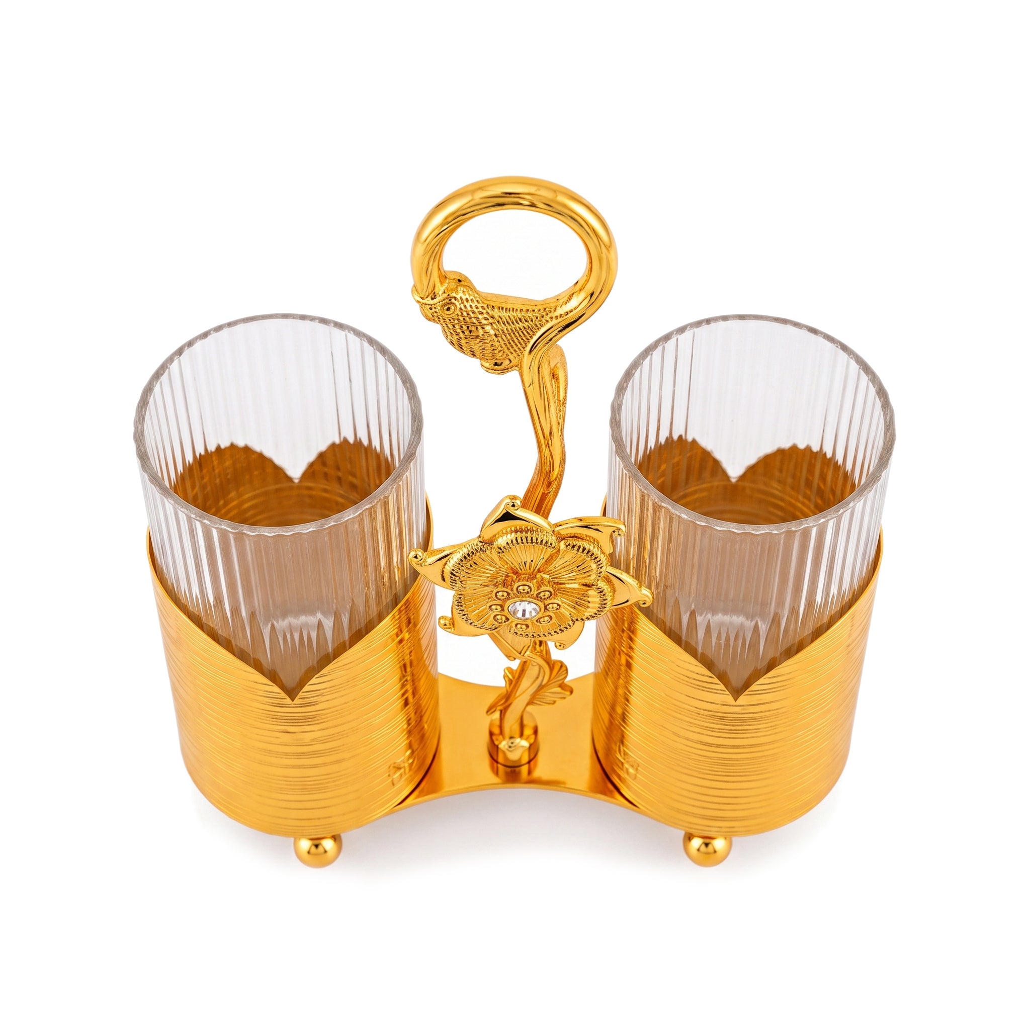Fancy 2-Portion Spoon Holders