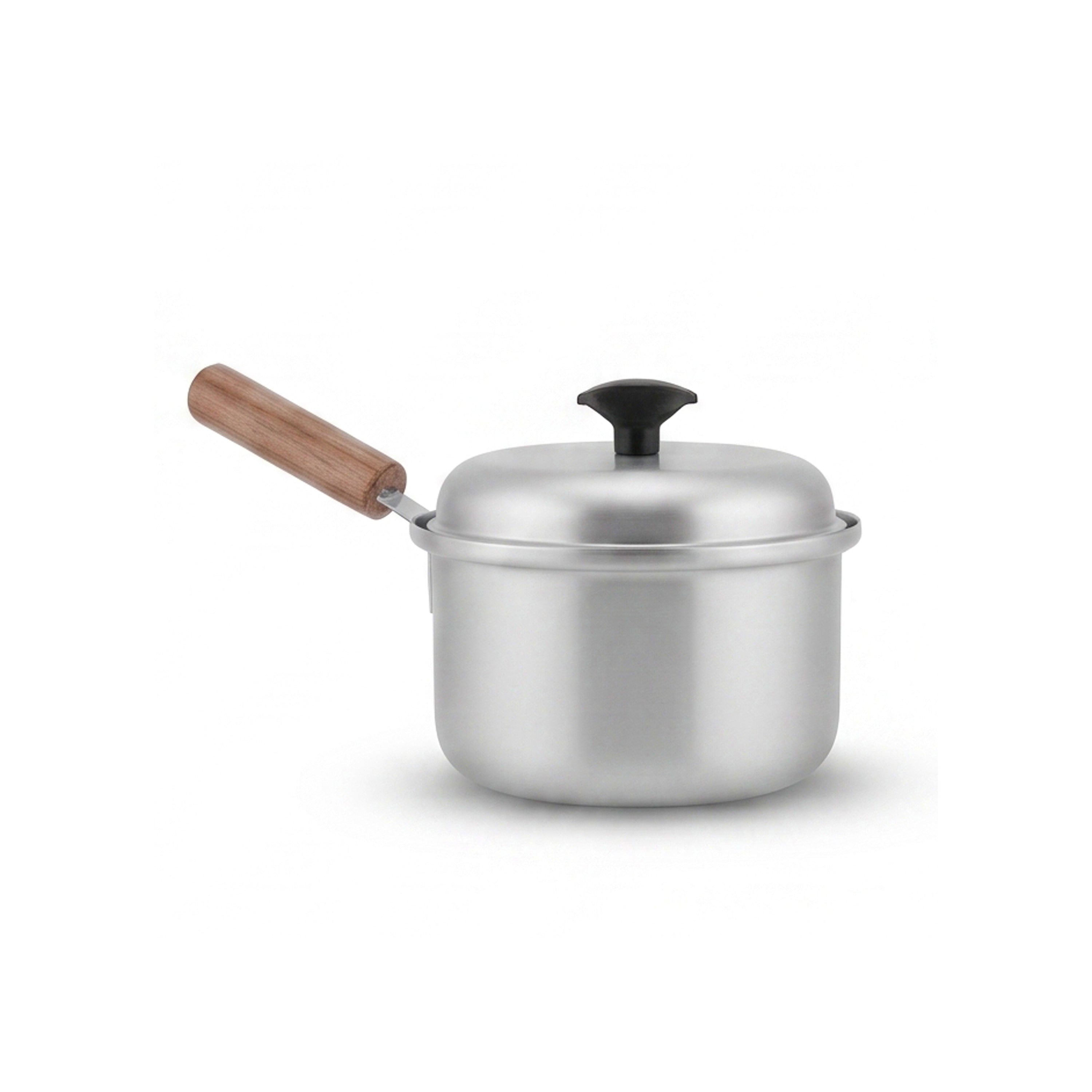 R/S Stainless Steel Sauce Pans With Wooden Handle