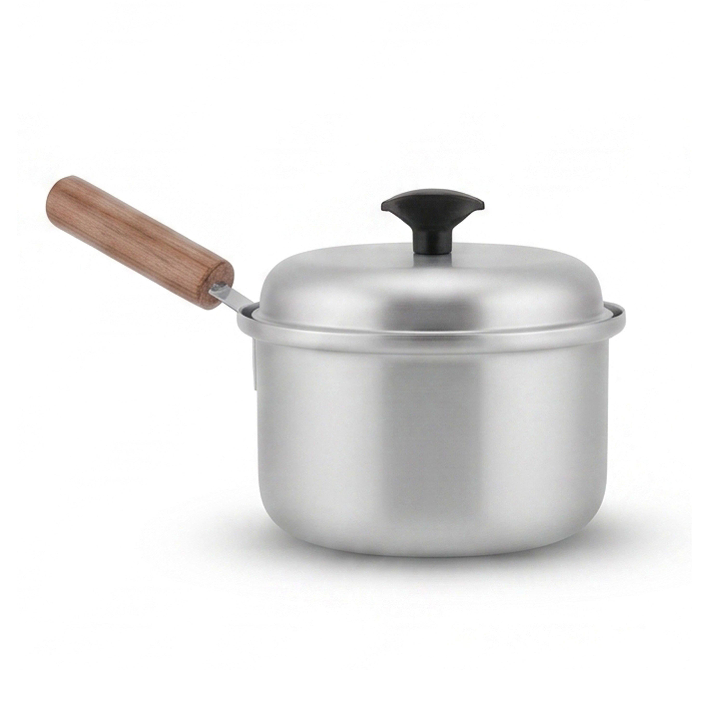 R/S Stainless Steel Sauce Pans With Wooden Handle