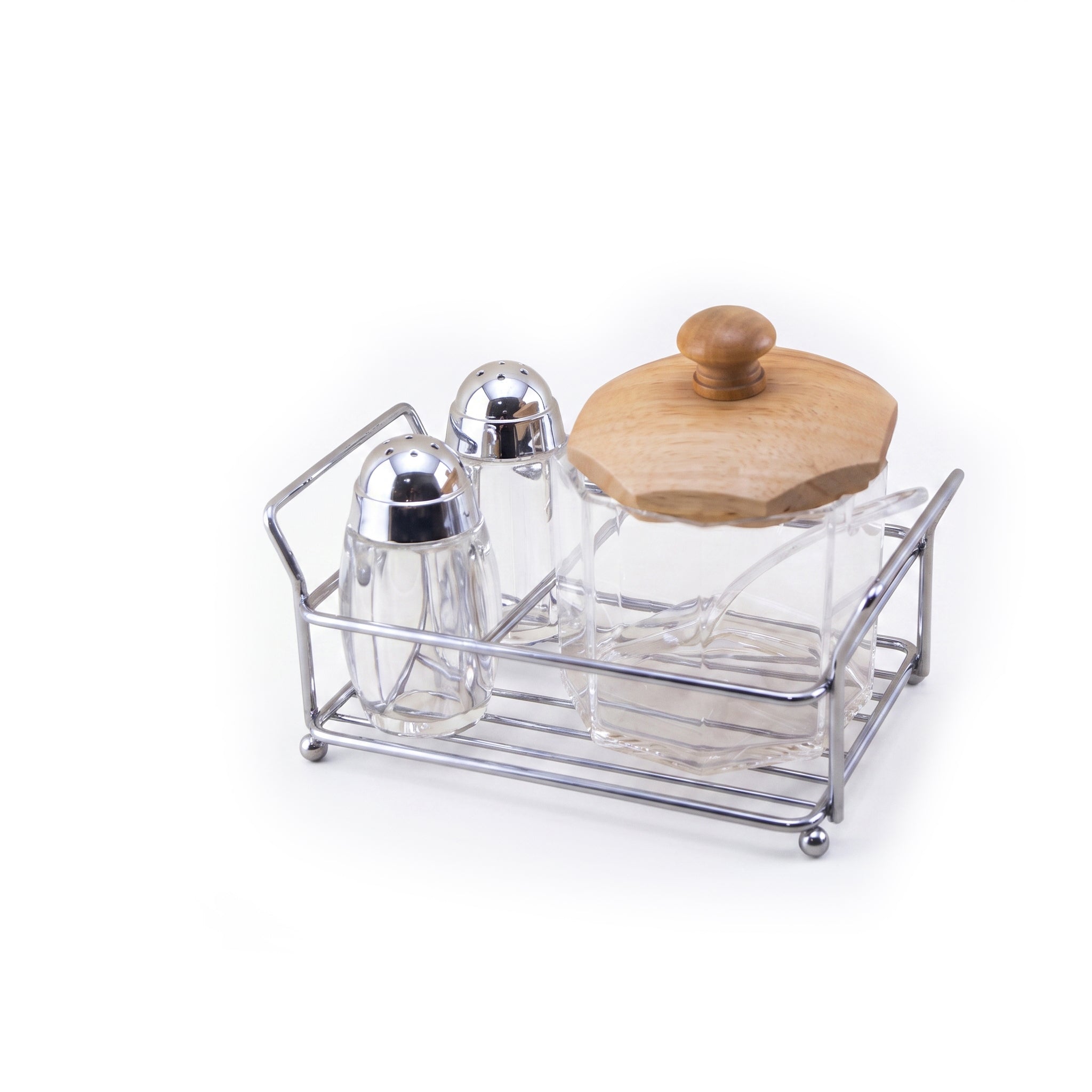 Shengya 3-Piece Glass Condiment Set