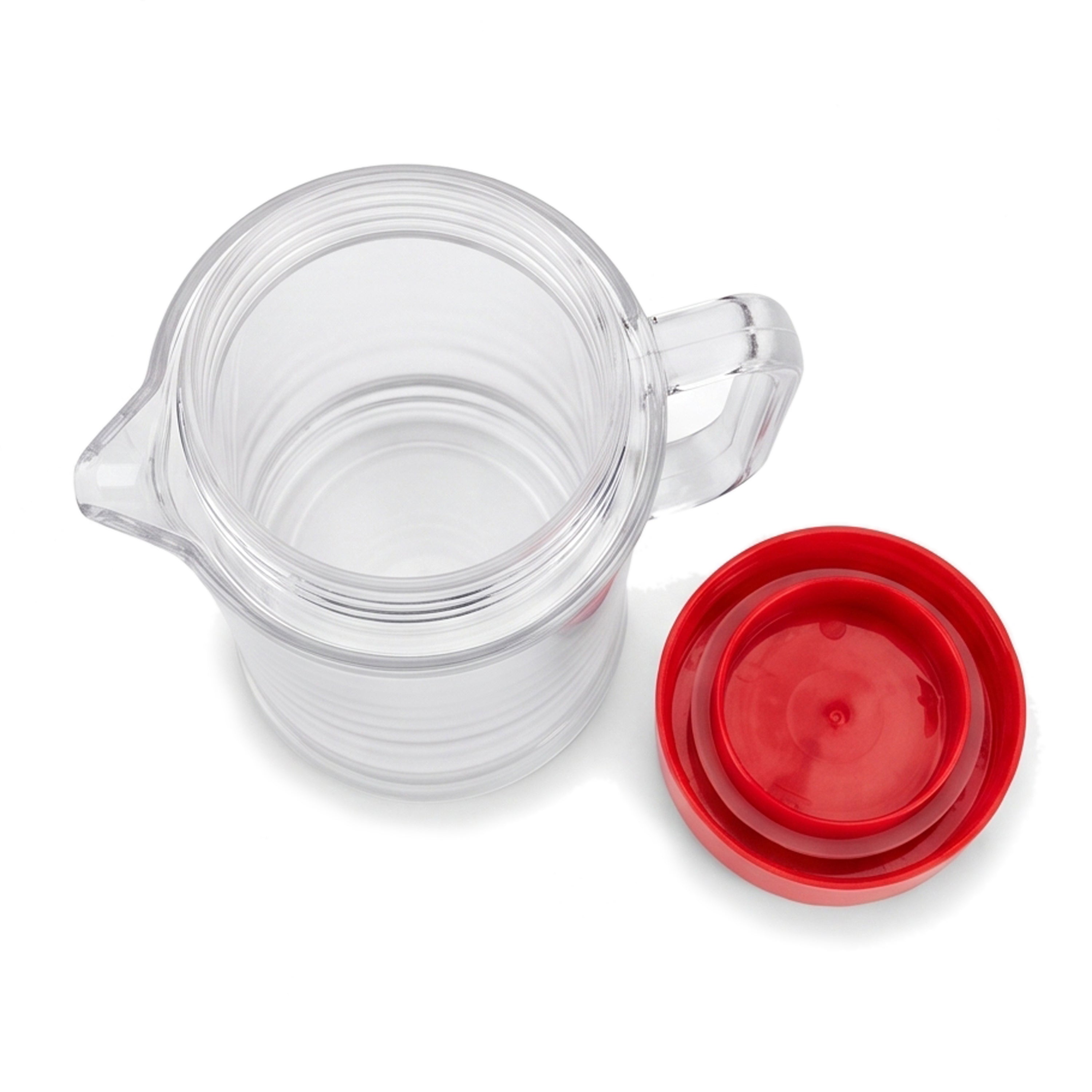 Acryl 500 ML Acrylic Spout Oil Bottle with red lid