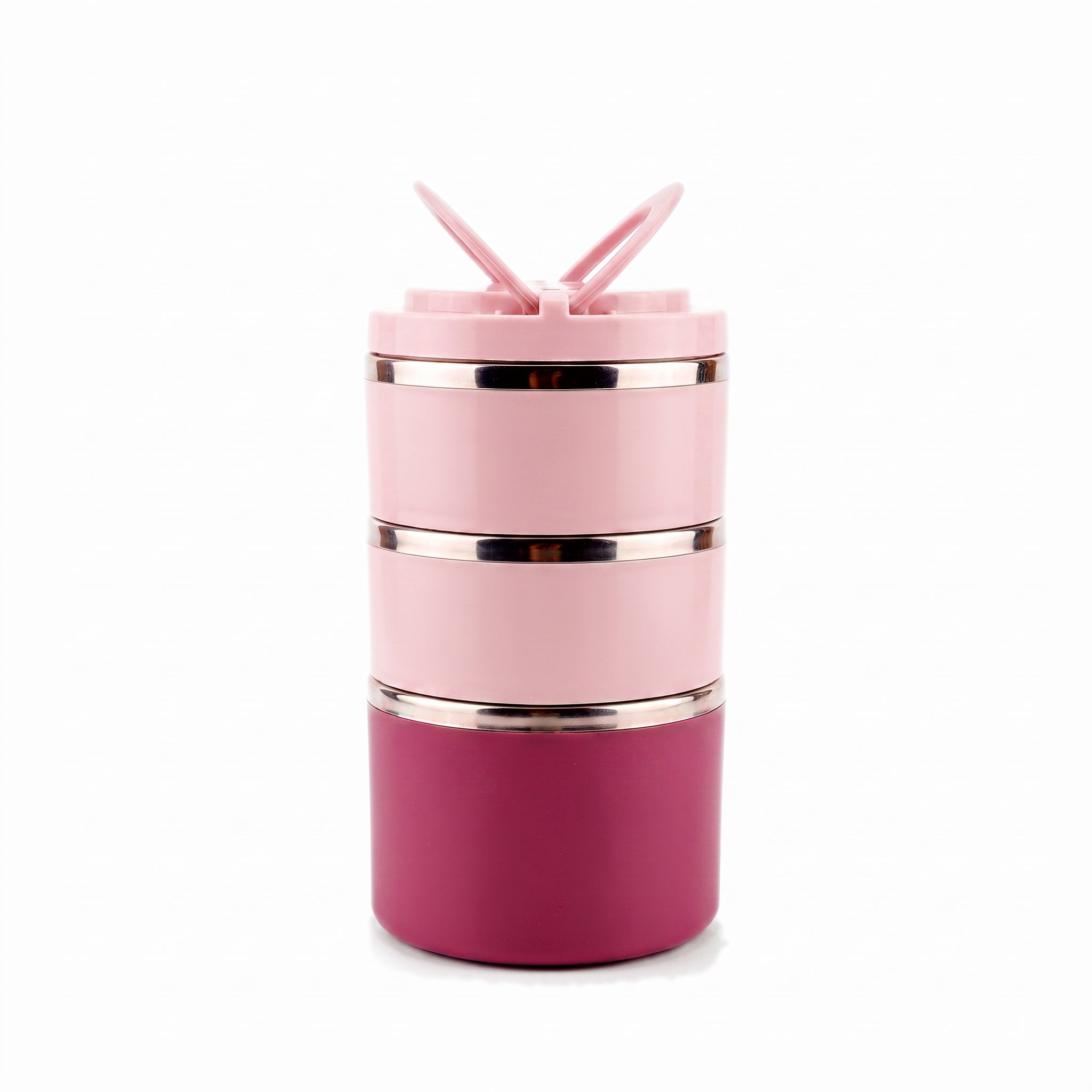 Tedemei 2-Liter 3-Tier Stainless Steel Lunch Box