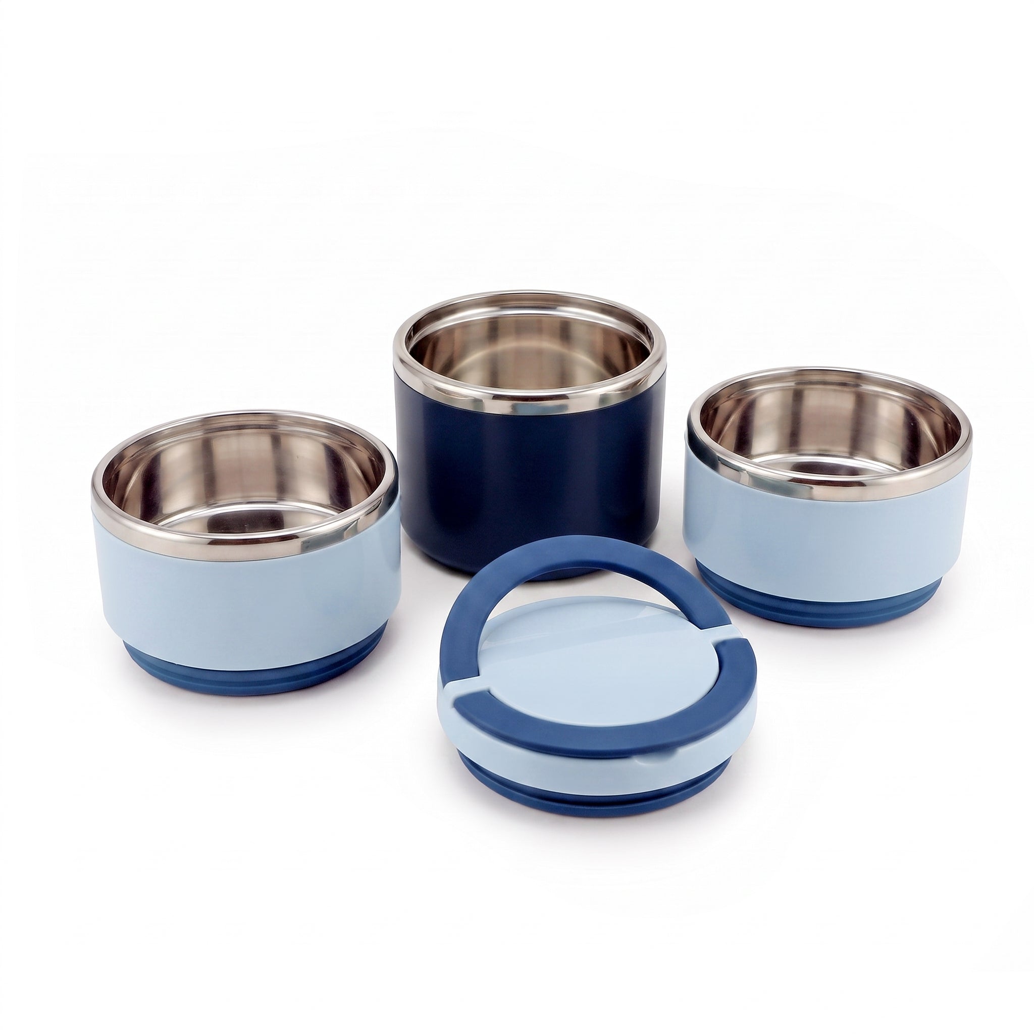 Tedemei 2-Liter 3-Tier Stainless Steel Lunch Box