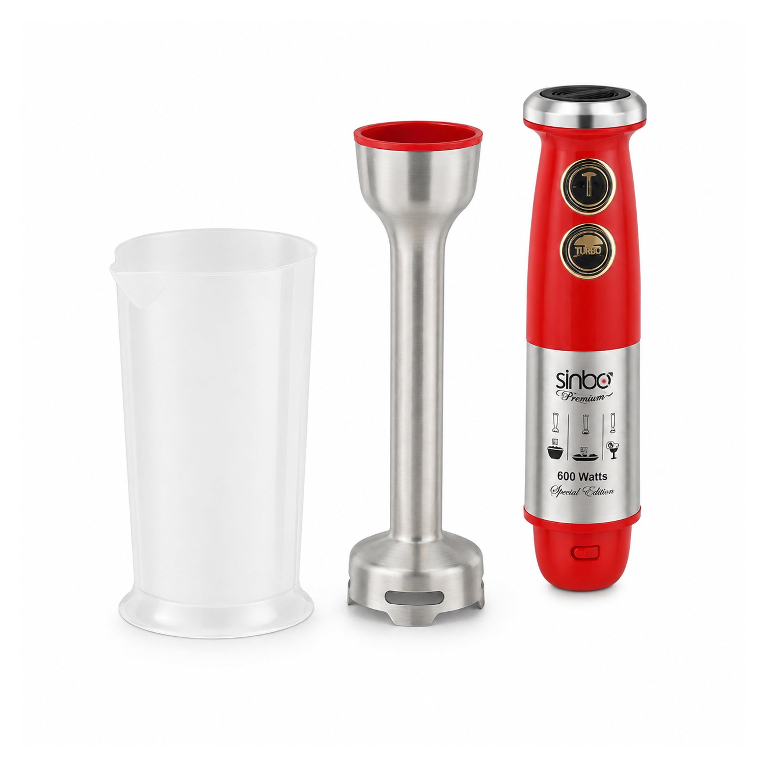 Sinbo Premium 600 Watt, 500 ML Jar Stainless Steel Hand Blender