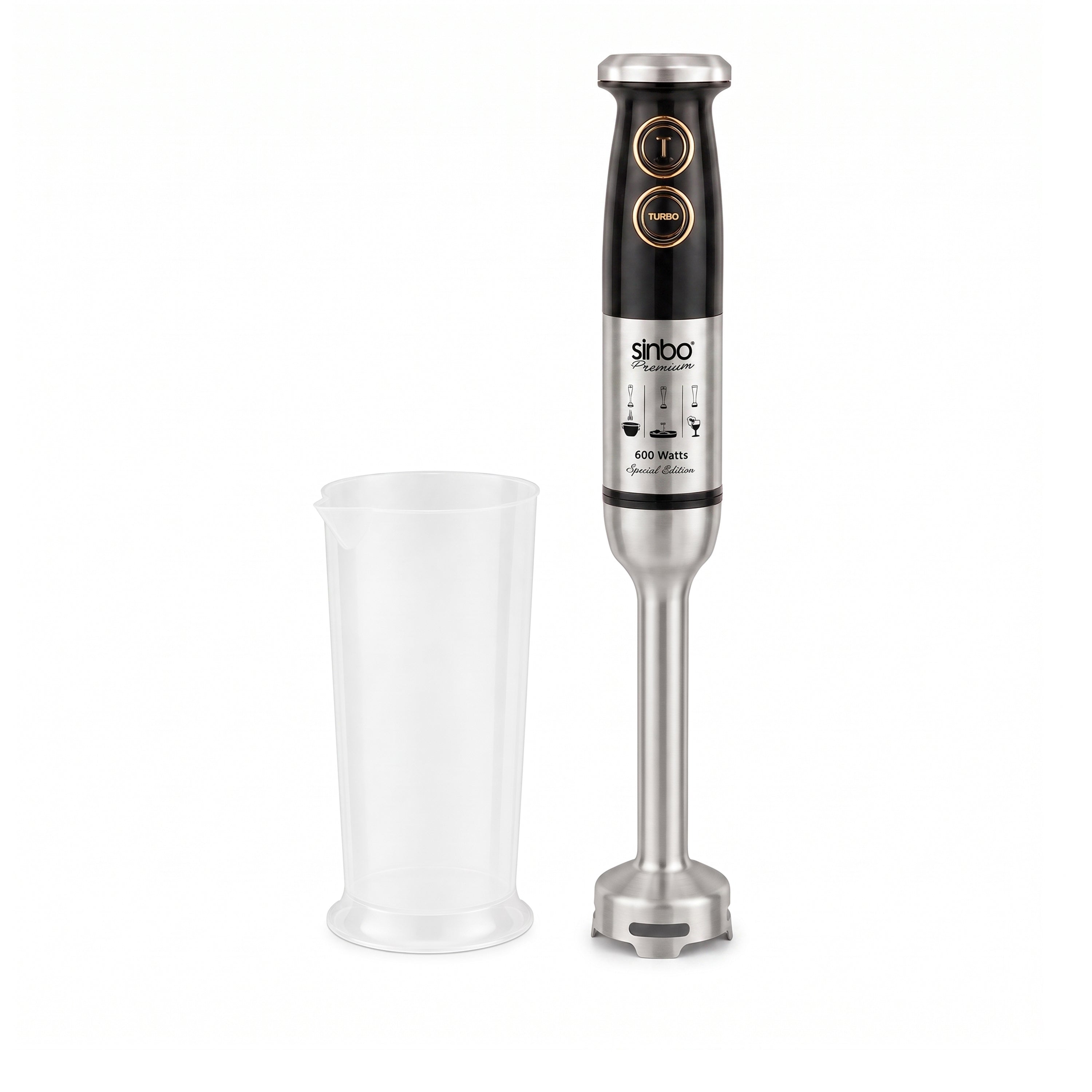 Sinbo Premium 600 Watt, 500 ML Jar Stainless Steel Hand Blender
