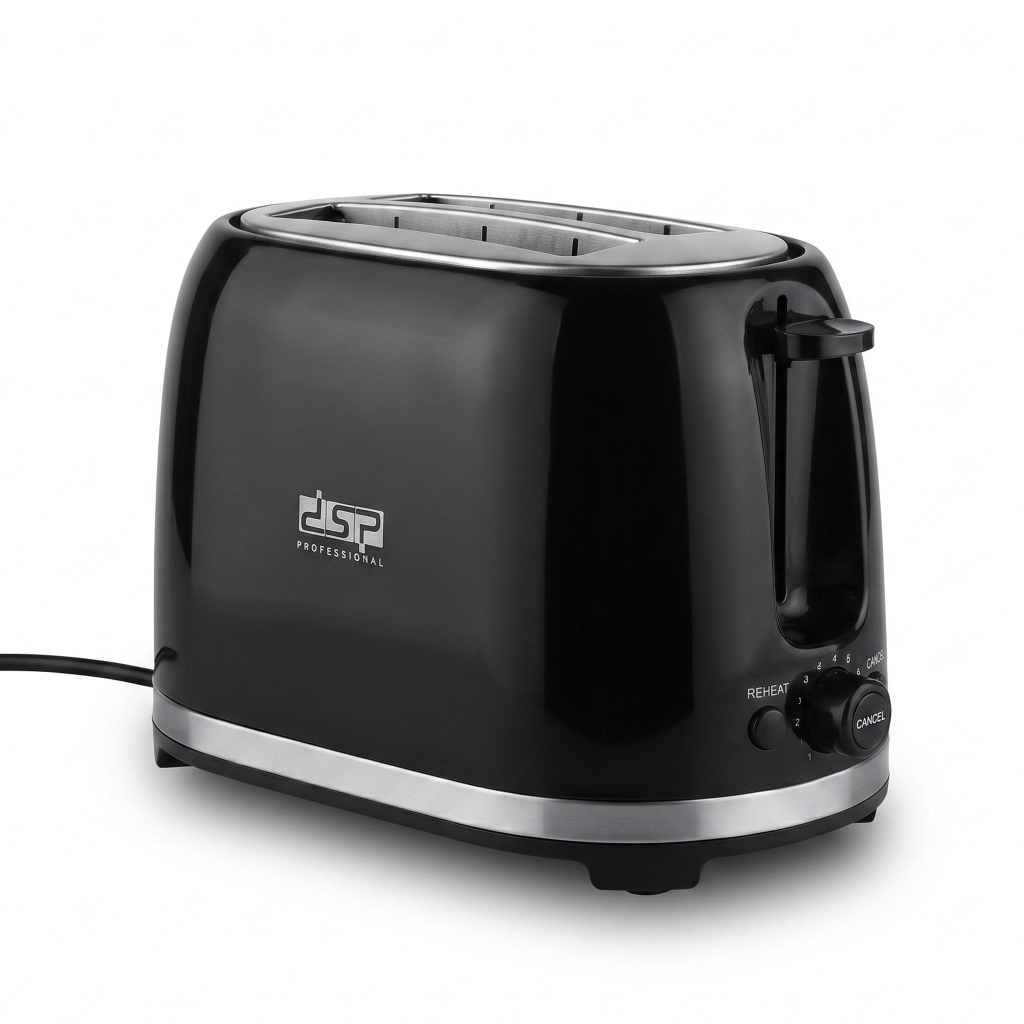 DSP Black Stainless Steel Toasters
