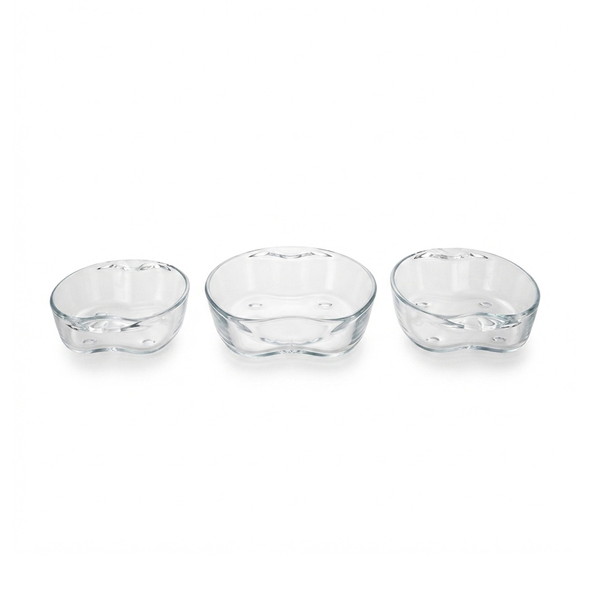 Noritazeh Primex 3-Pieces Glass Oval Dishes