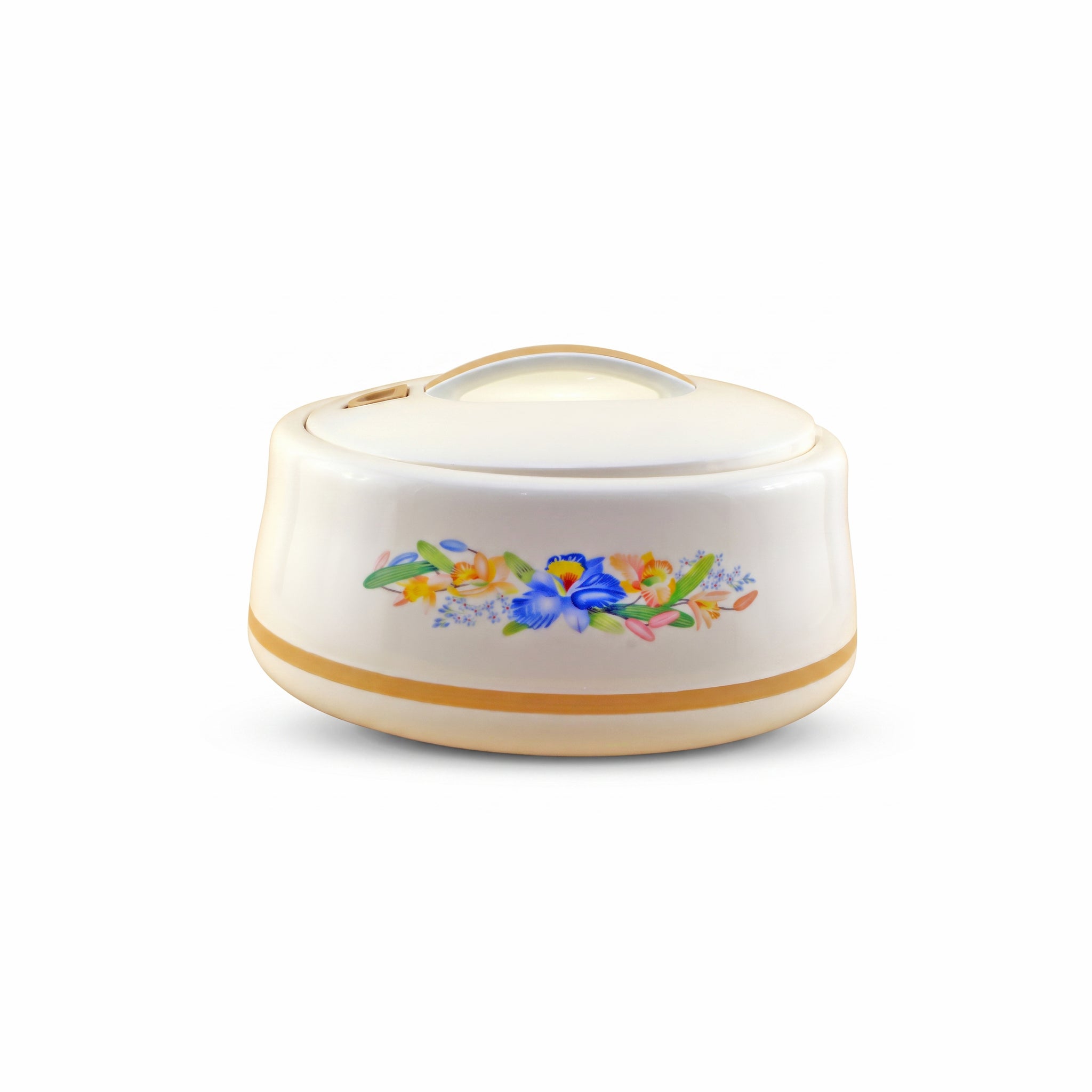 Rolex Off-White Plastic Food Warmer With Stainless Steel Bowl