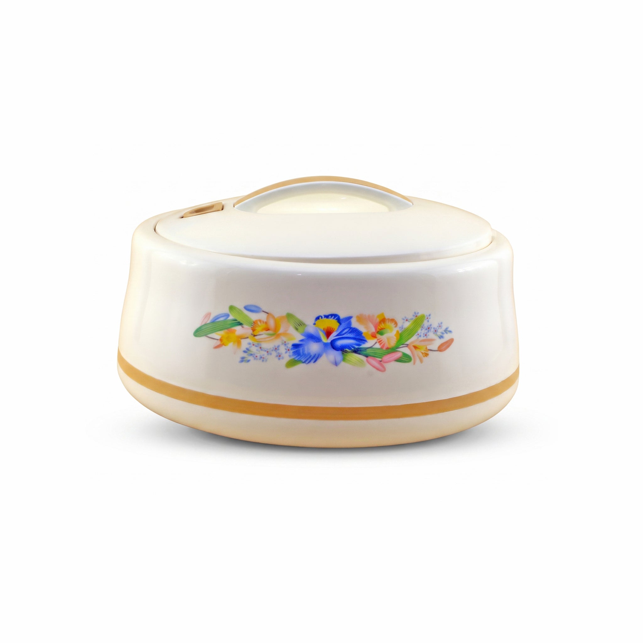 Rolex Off-White Plastic Food Warmer With Stainless Steel Bowl
