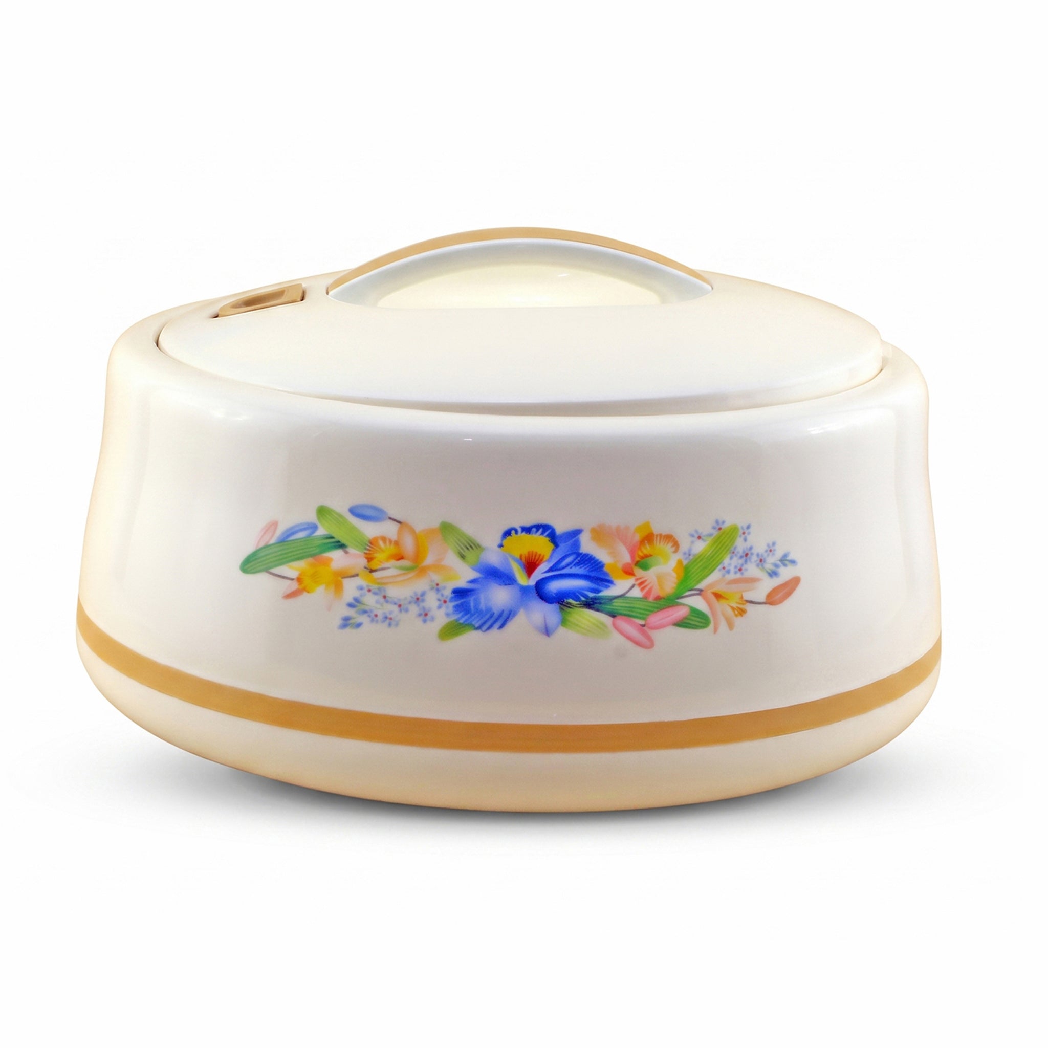 Rolex Off-White Plastic Food Warmer With Stainless Steel Bowl