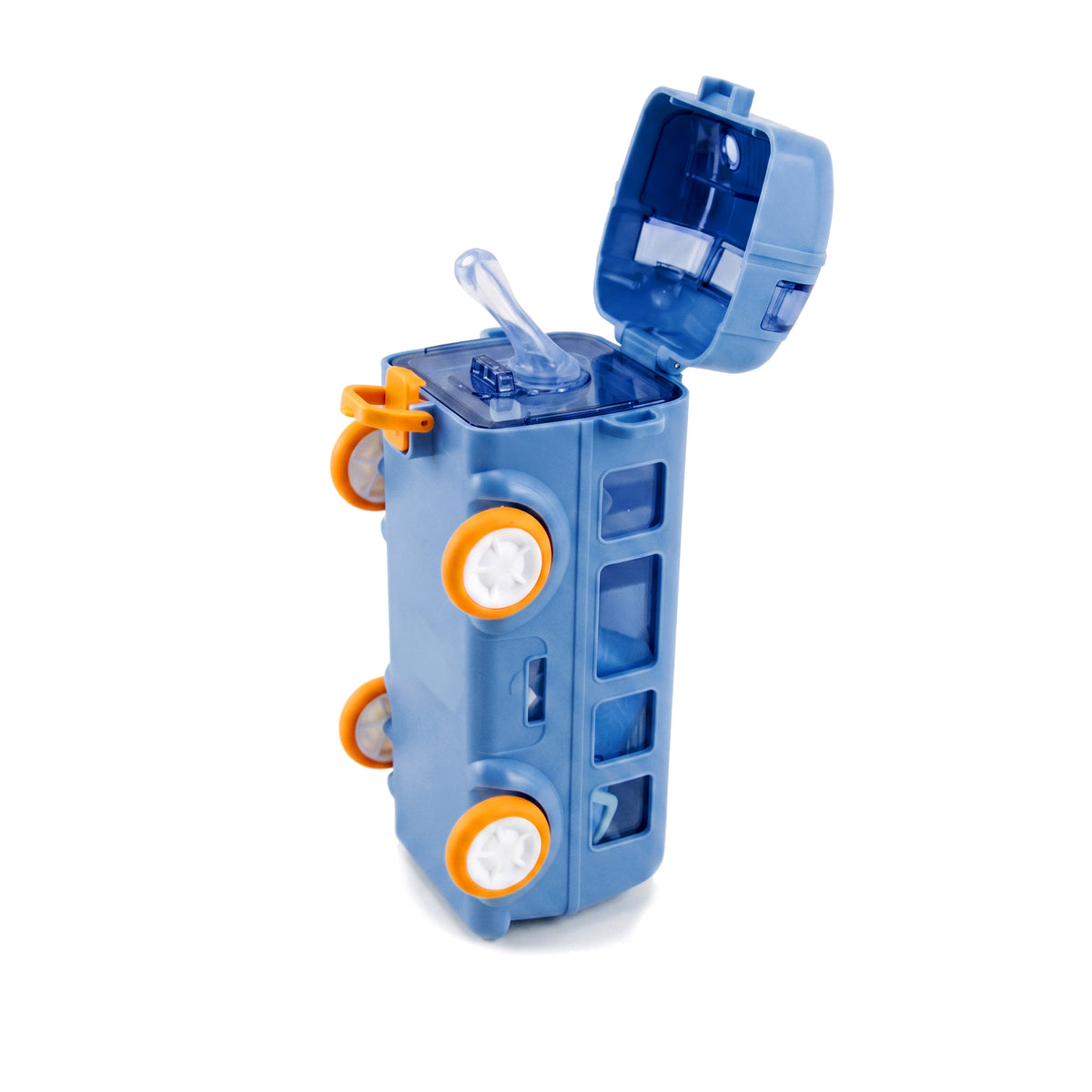 S.G 500 ML Plastic Bus-Shaped Drinking Bottle