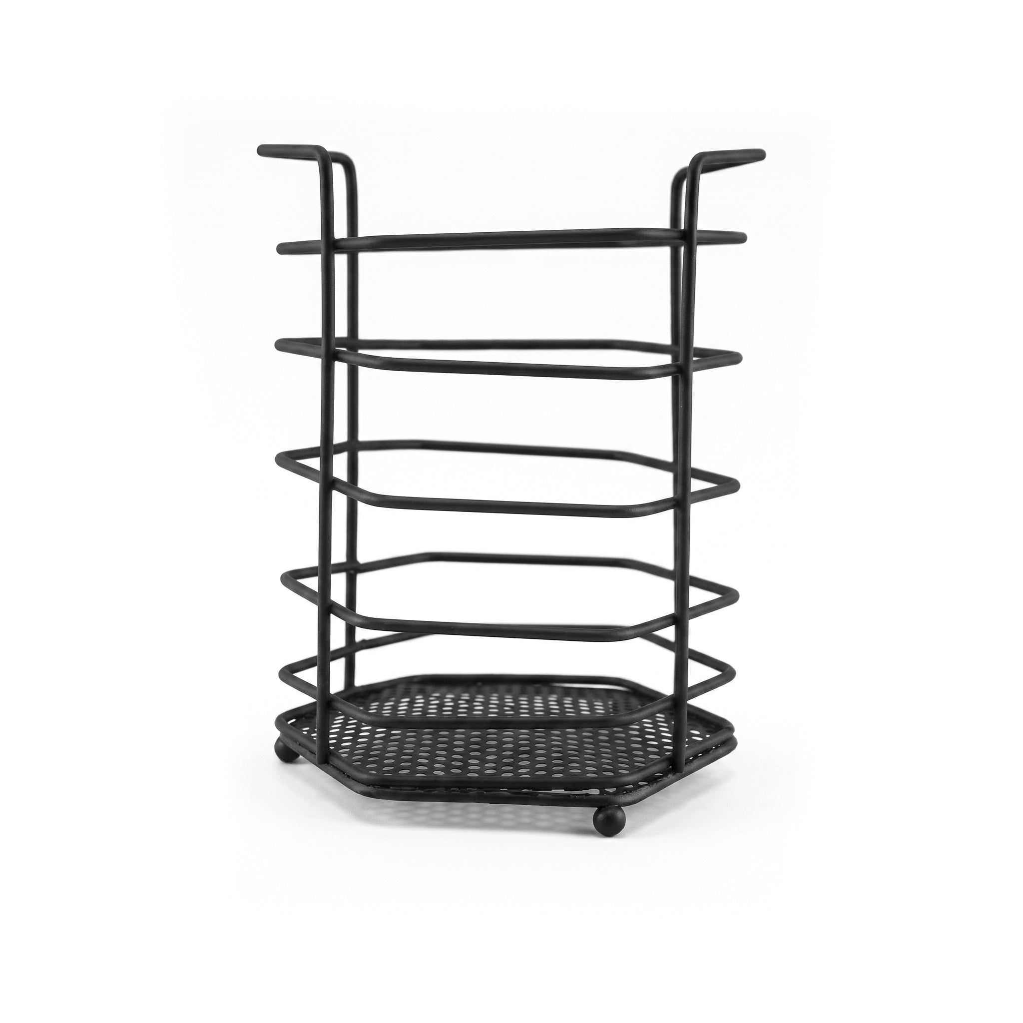 A.T Hexagonal Stainless Steel Kitchen Cutlery Holder