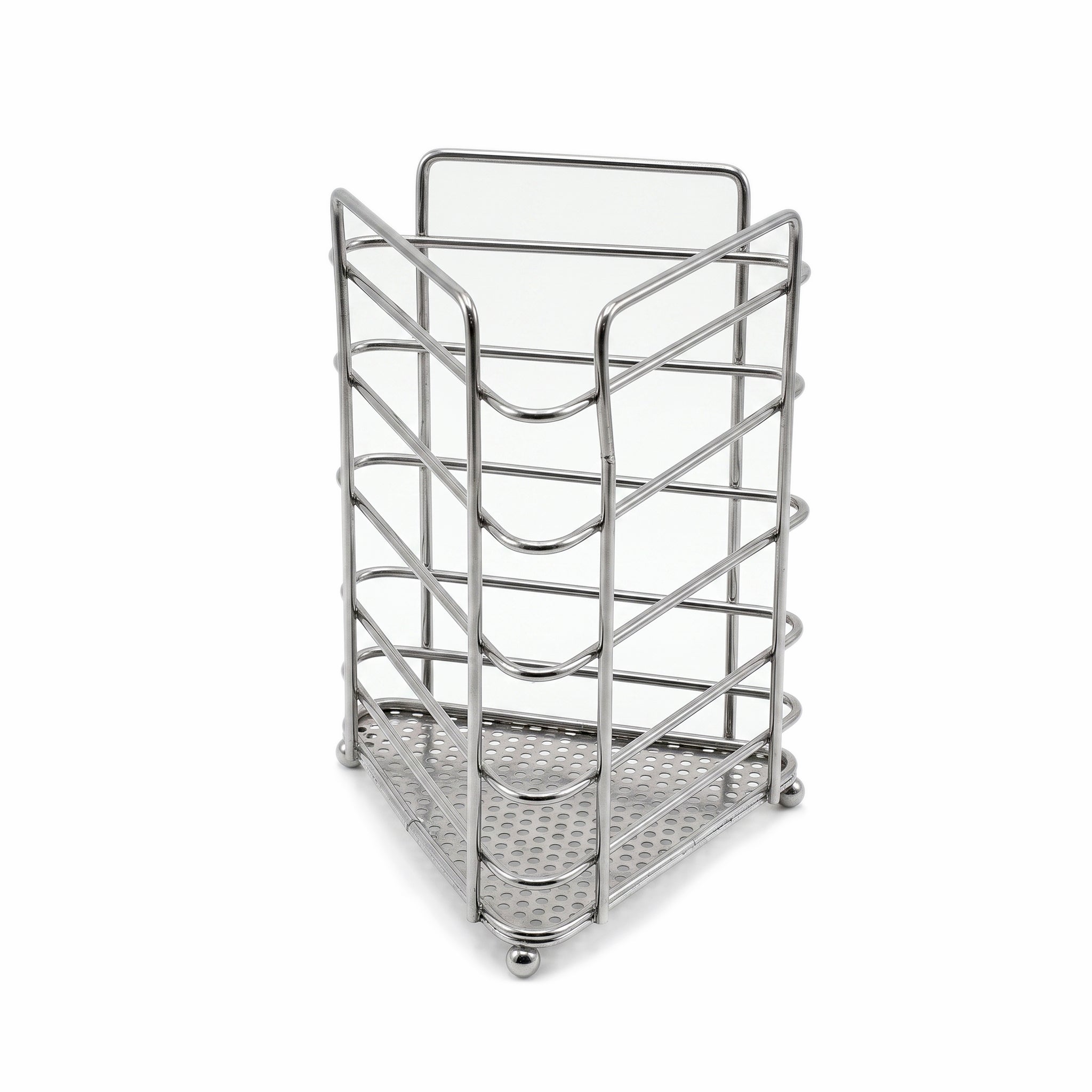 A.T Triangular Stainless Steel Cutlery Holder