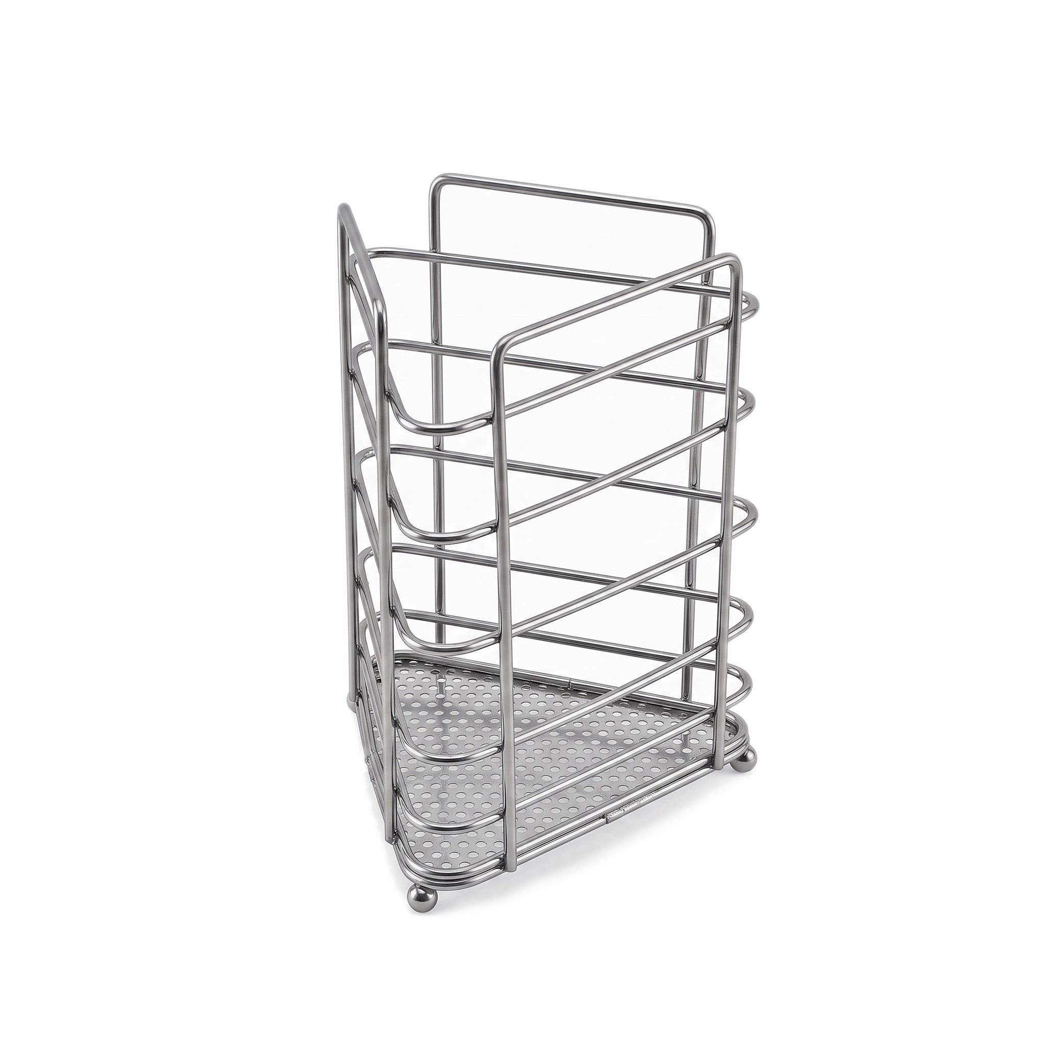 A.T Triangular Stainless Steel Cutlery Holder