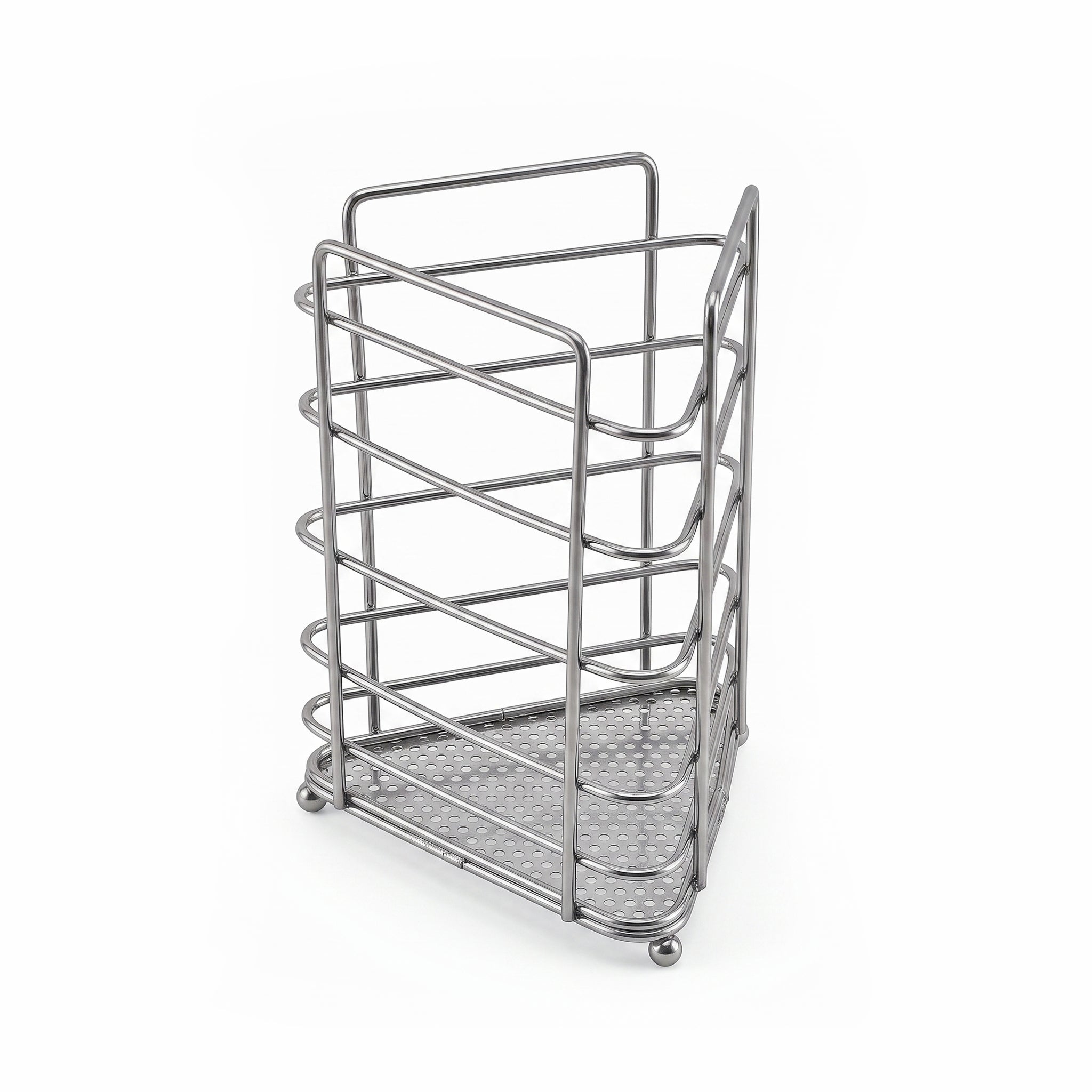 A.T Triangular Stainless Steel Cutlery Holder