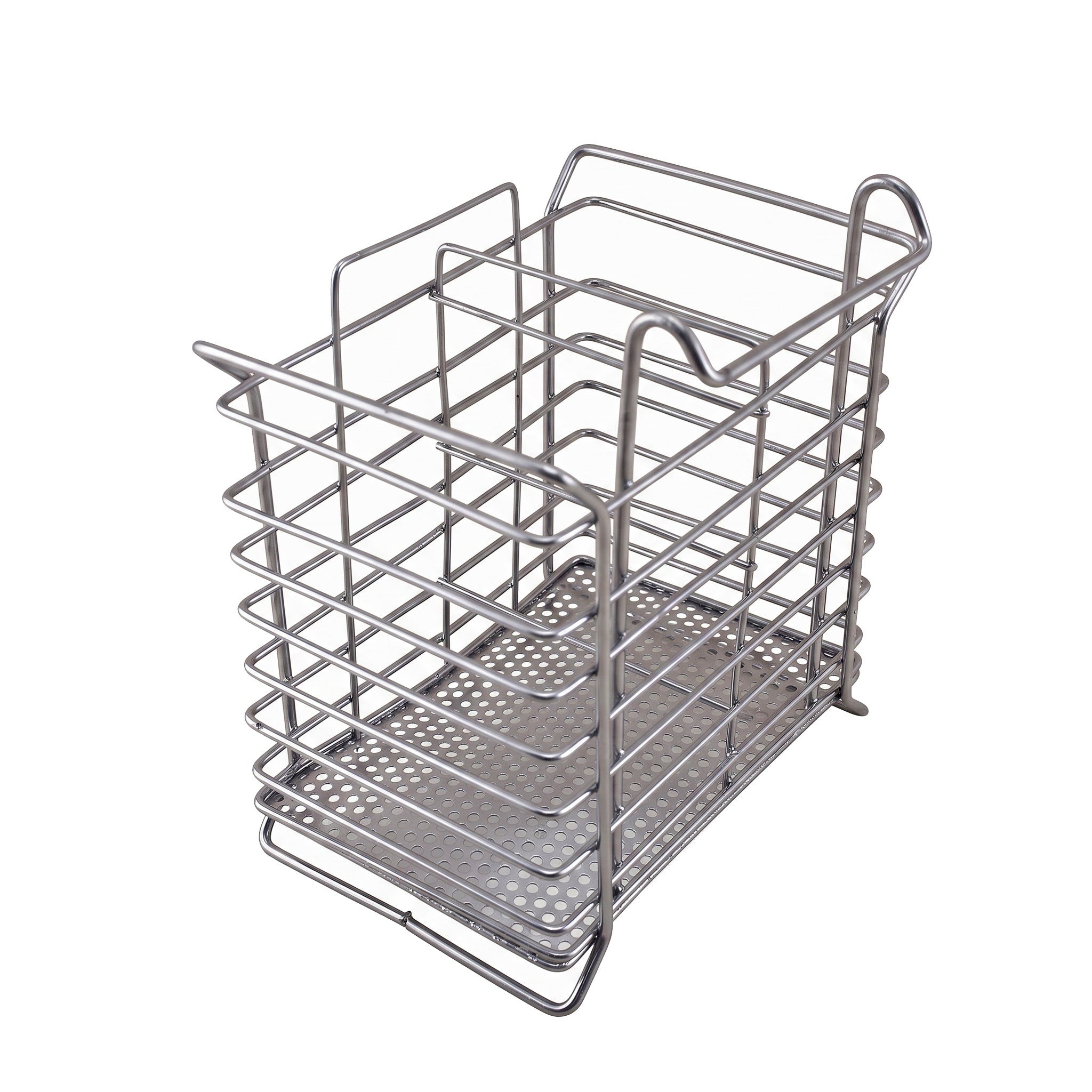A.T Rectangular Stainless Steel Cutlery Holder