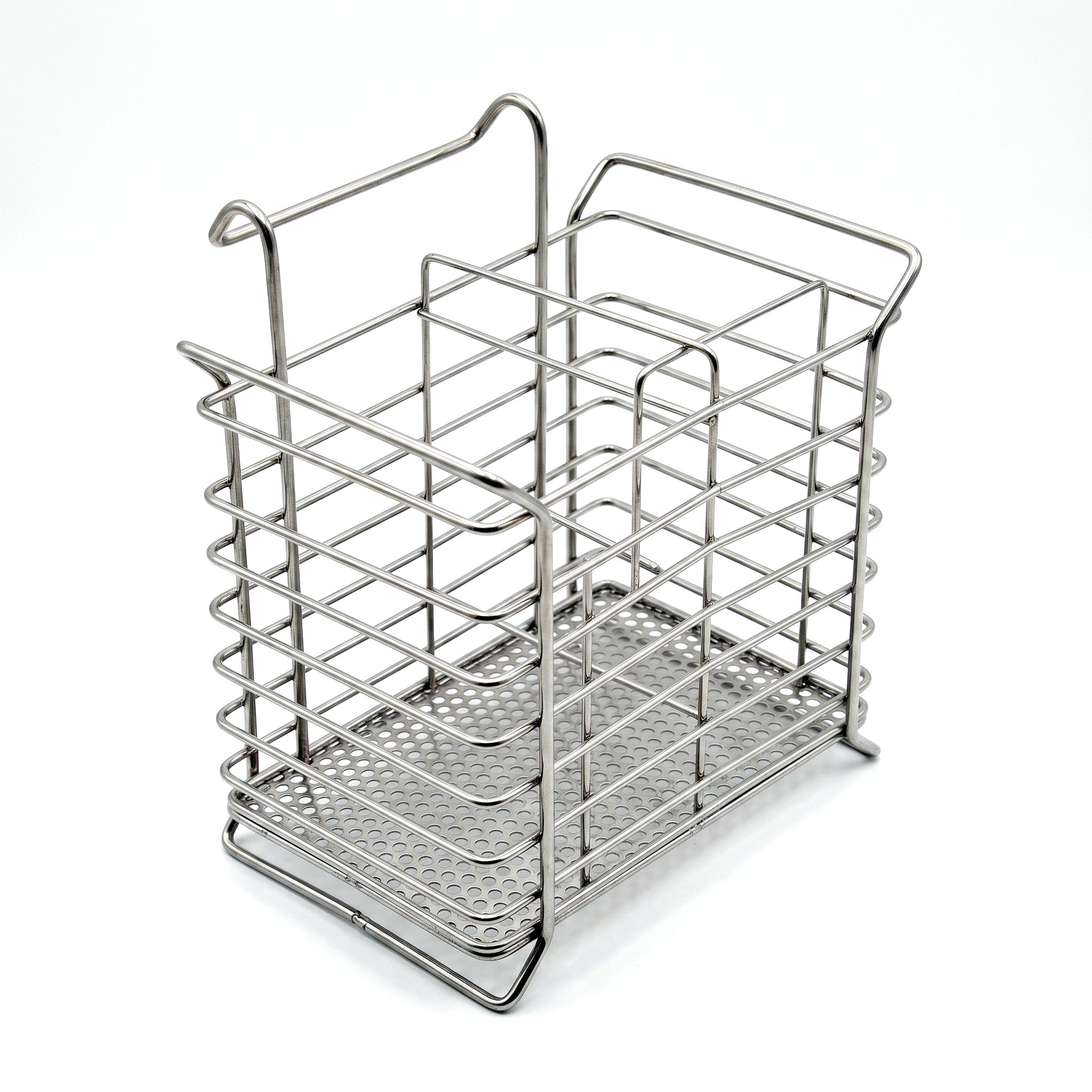 A.T Rectangular Stainless Steel Cutlery Holder