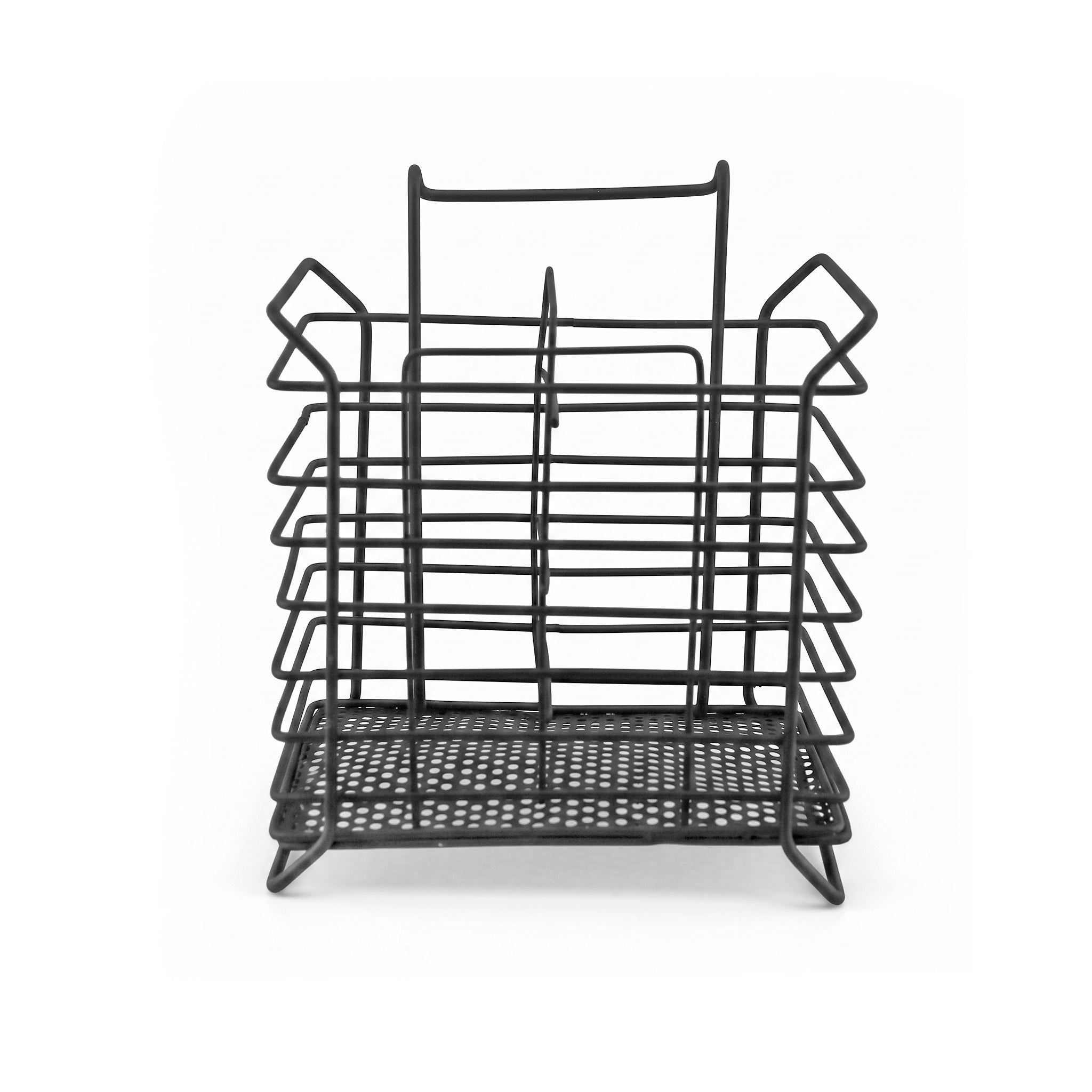 A.T Rectangular Stainless Steel Cutlery Holder