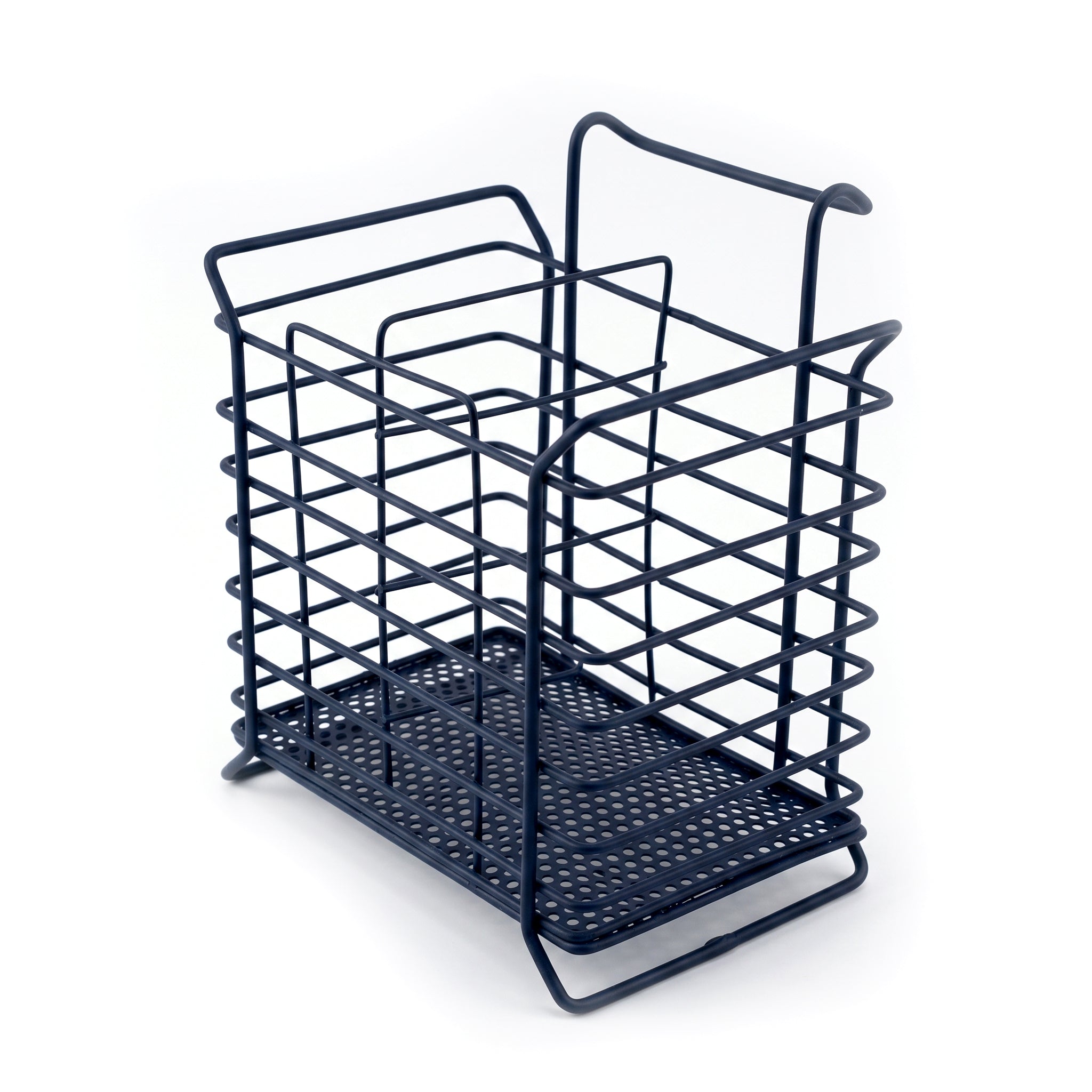 A.T Rectangular Stainless Steel Cutlery Holder