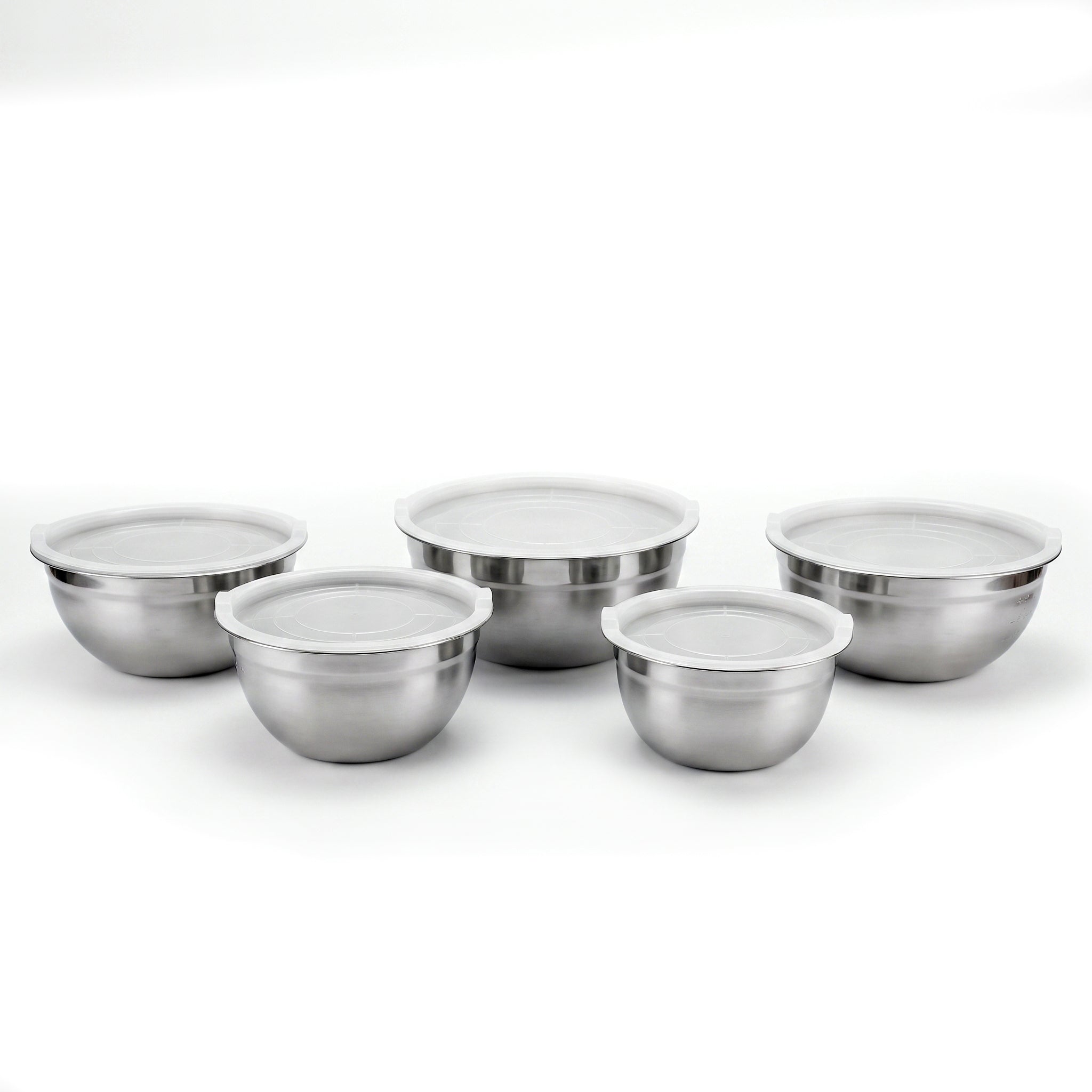 Gourmet 5-Piece Stainless Steel Food Container Set