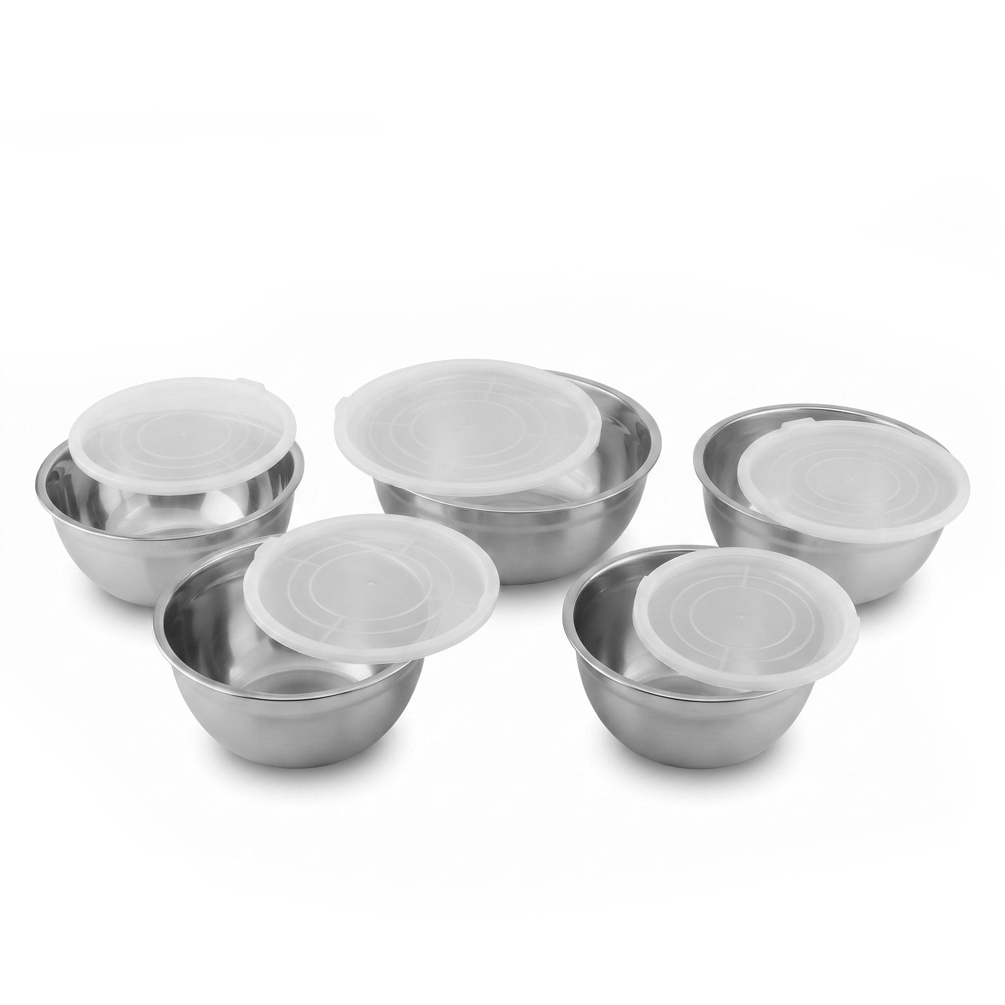 Gourmet 5-Piece Stainless Steel Food Container Set