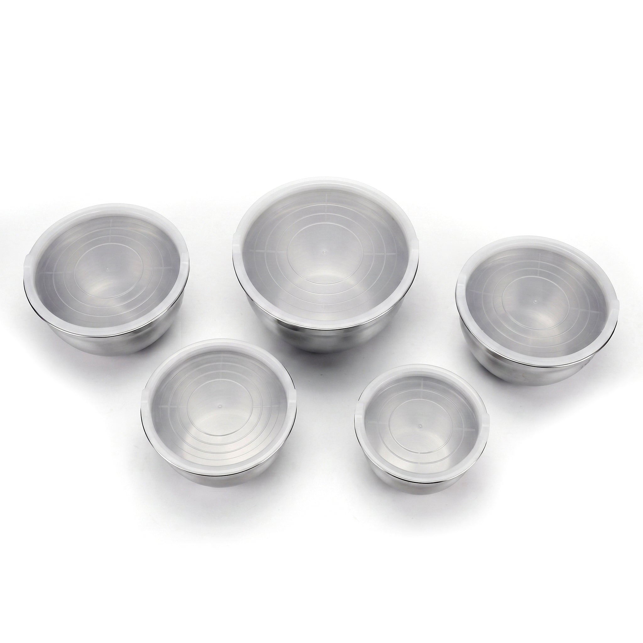 Gourmet 5-Piece Stainless Steel Food Container Set