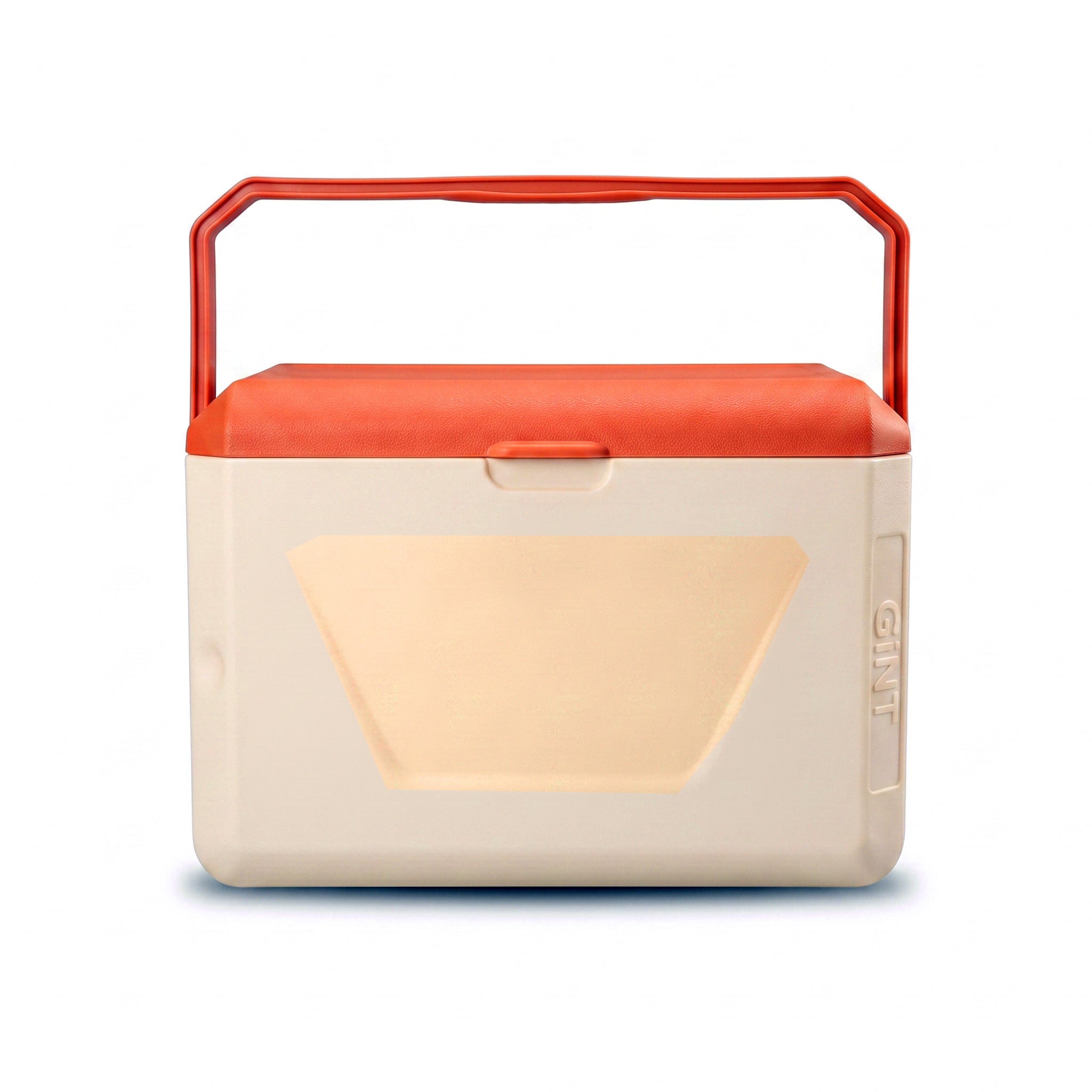Gint 11-Liter White And Orange Plastic Ice Box