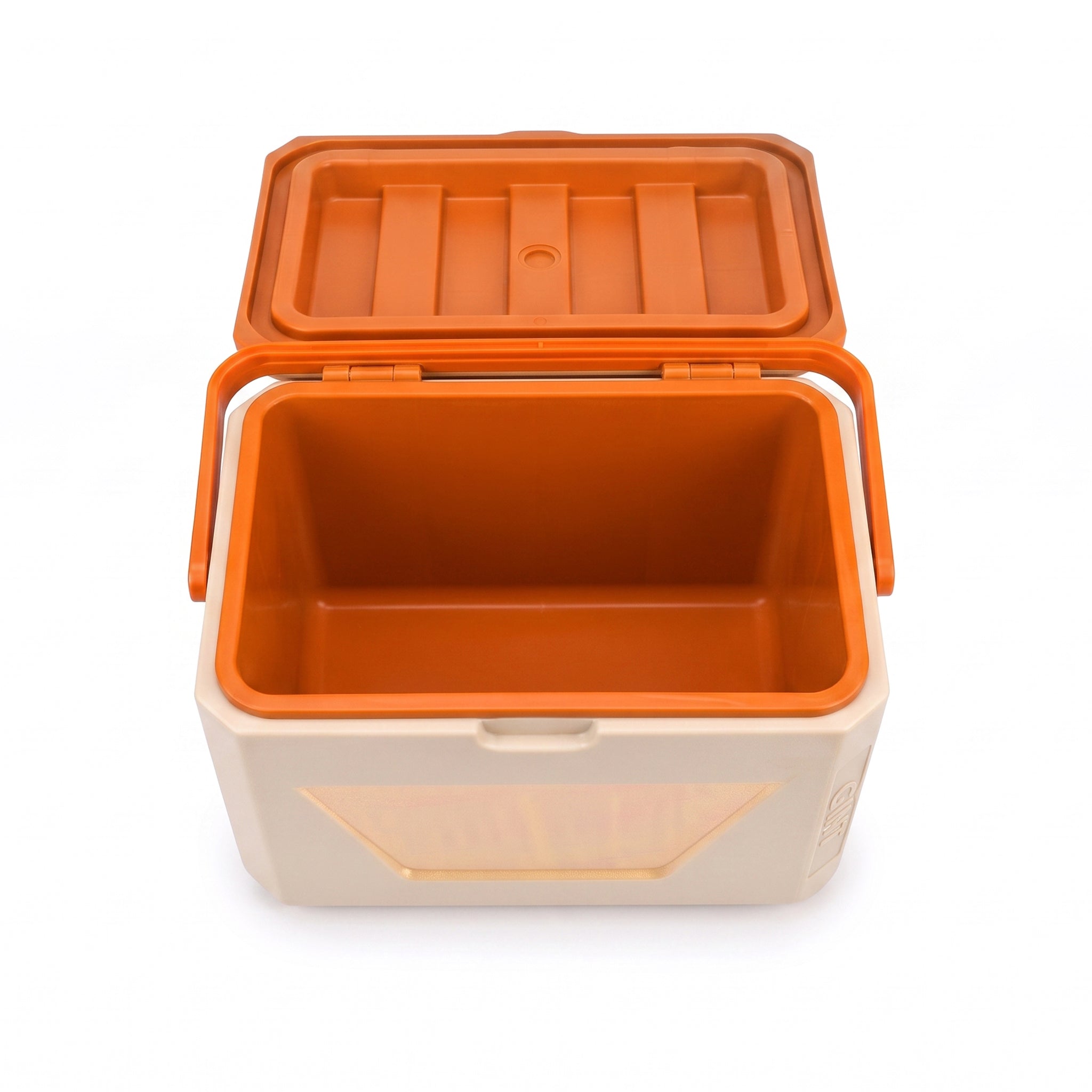 Gint 11-Liter White And Orange Plastic Ice Box
