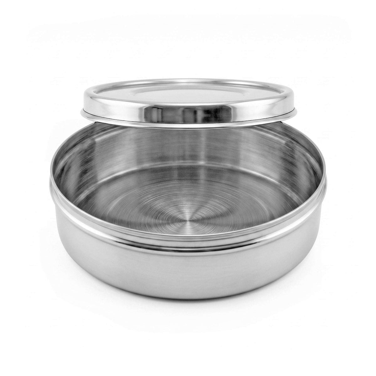 R/S  Stainless Steel Flat Storage Box Kaka Bawa Sons
