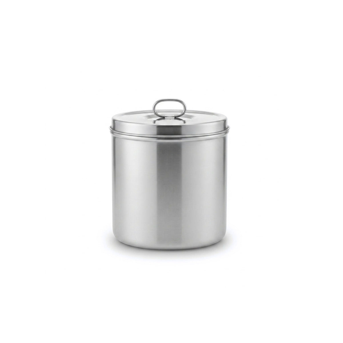R/S Stainless Steel Cylindrical Storage Container Kaka Bawa Sons