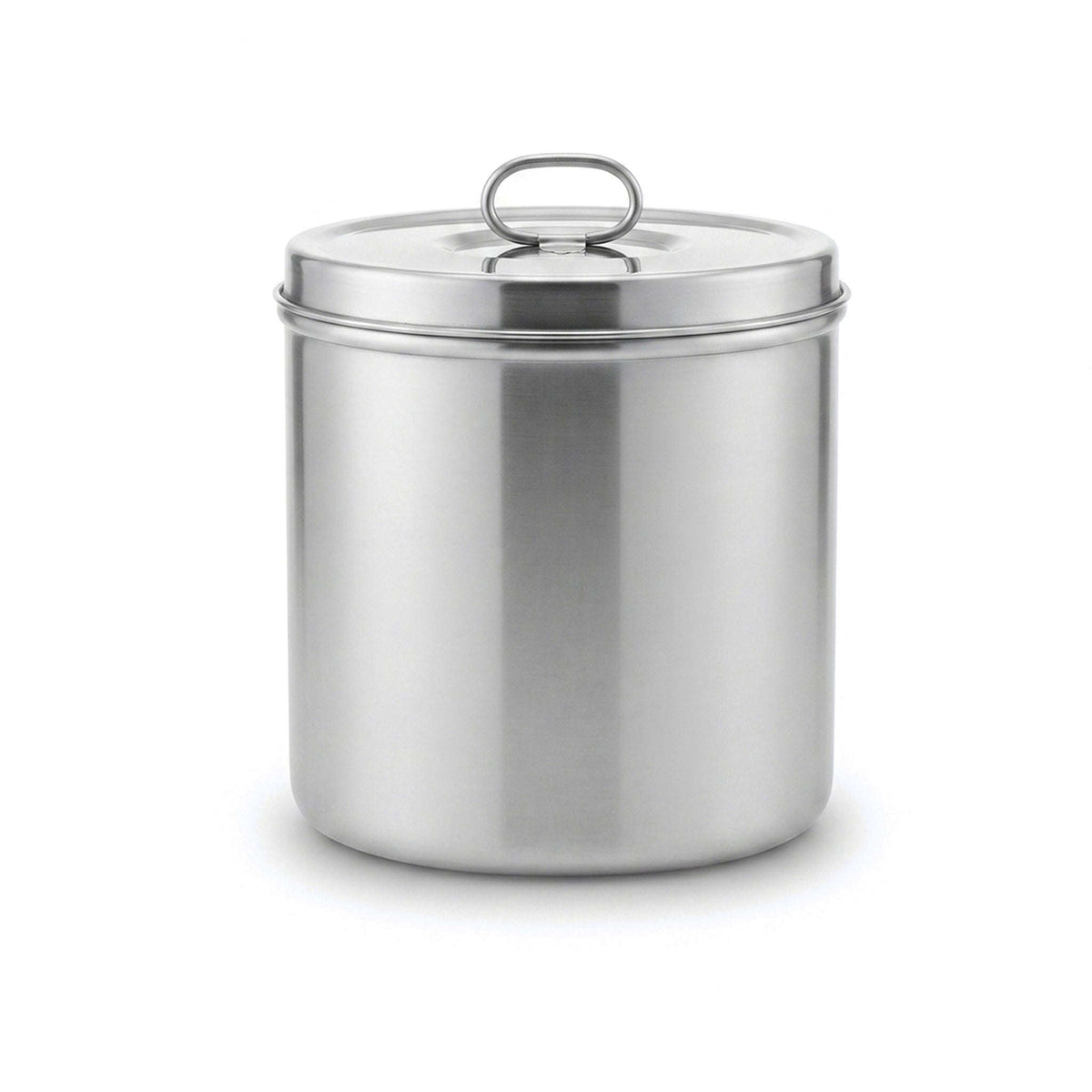 R/S Stainless Steel Cylindrical Storage Container Kaka Bawa Sons