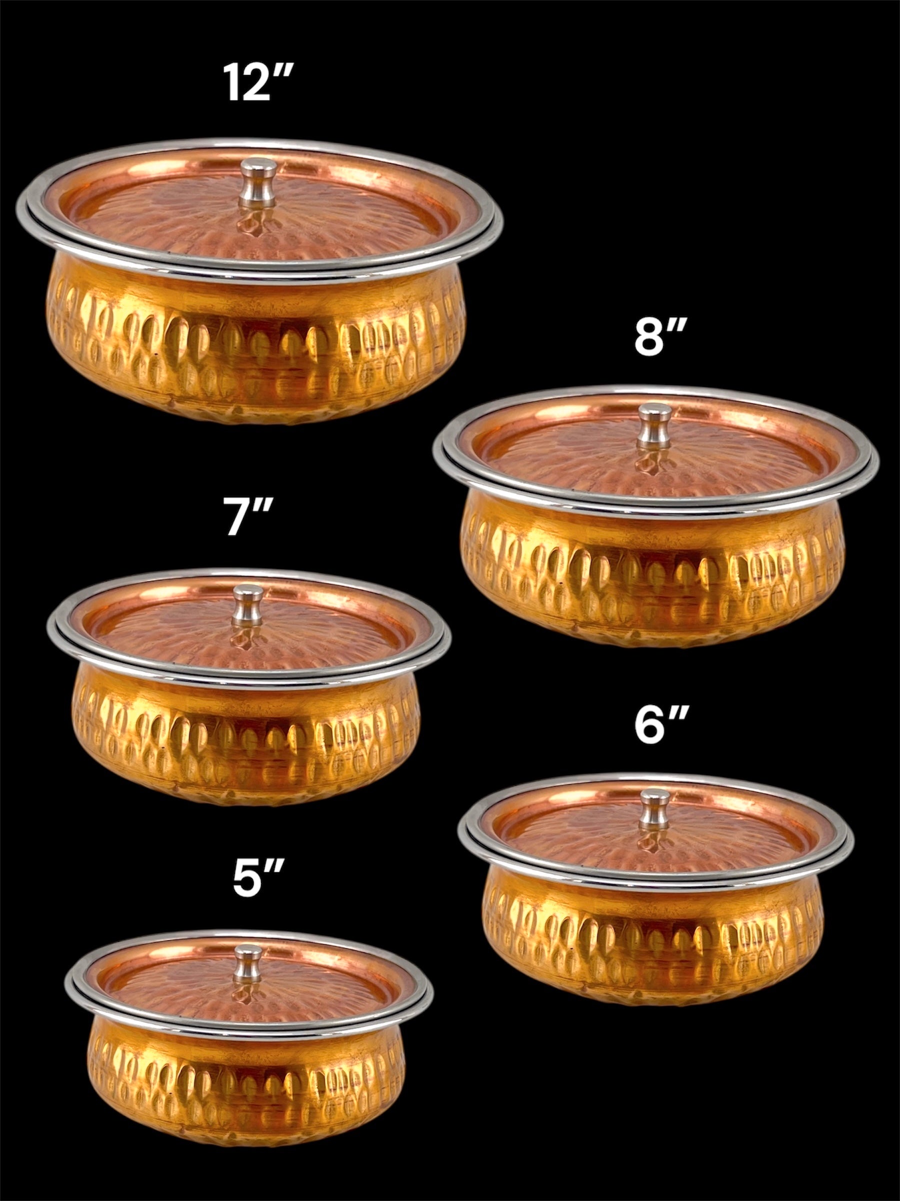 Copper Handi For Serving