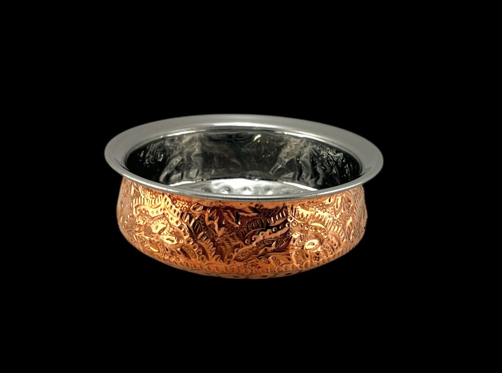 Copper Naqshi Handi For Serving