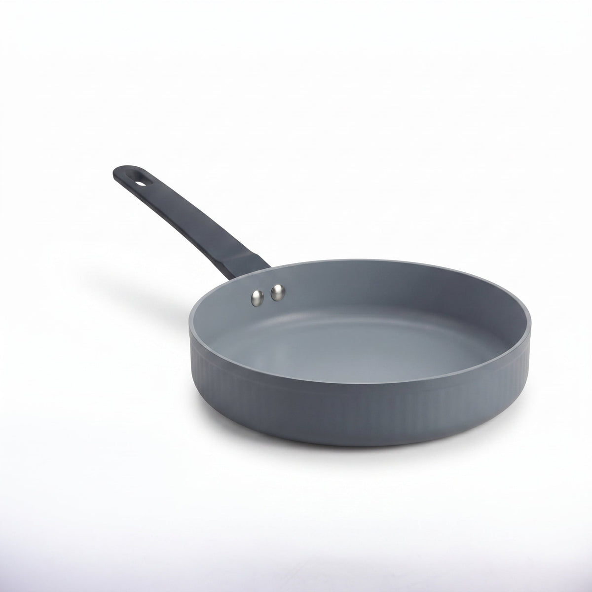 Danny Home Dual Color Black & Gray Aluminium Non Stick Induction Frying Pan Kaka Bawa Sons