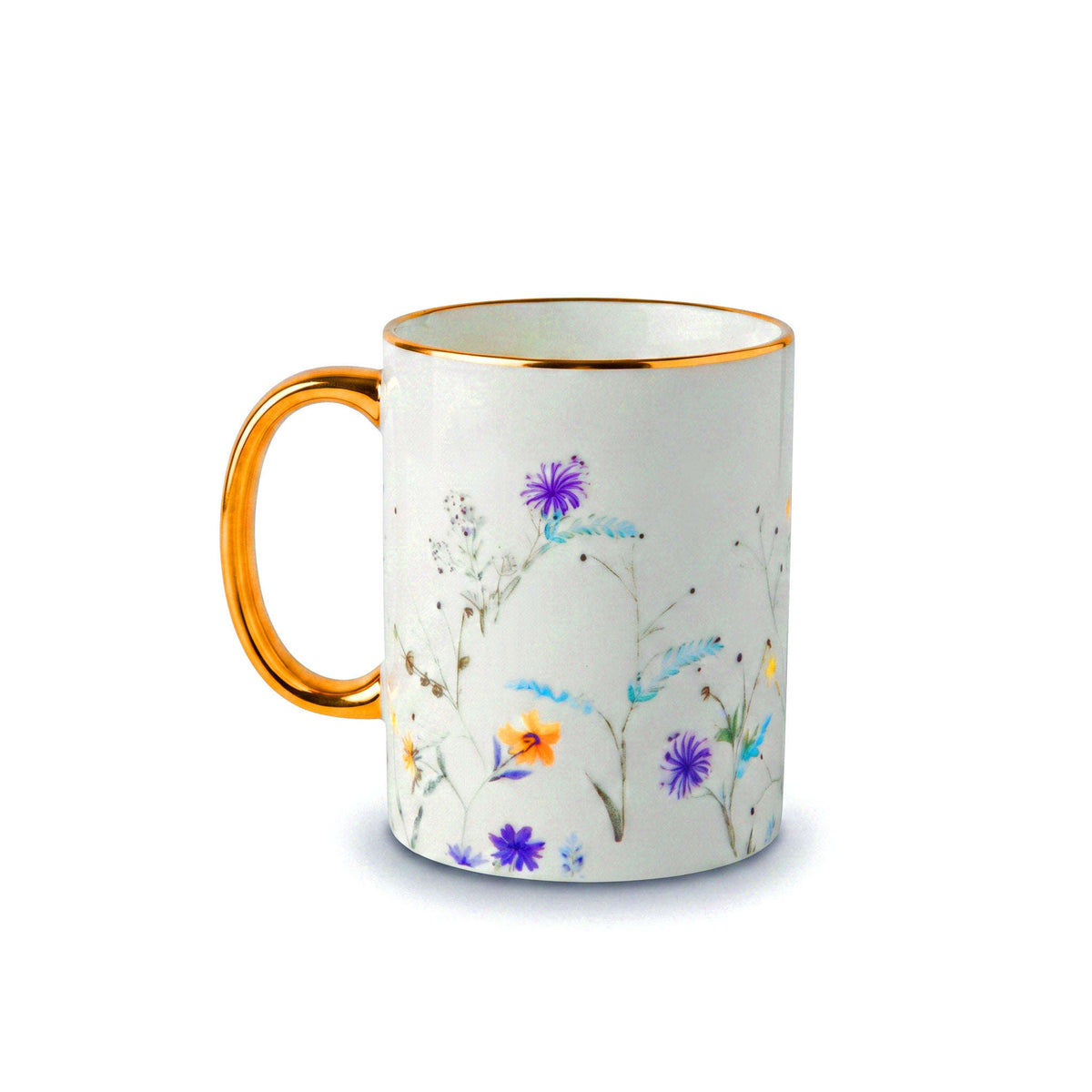 Danny Home 320 ML Gold Handle Ceramic Mug Kaka Bawa Sons