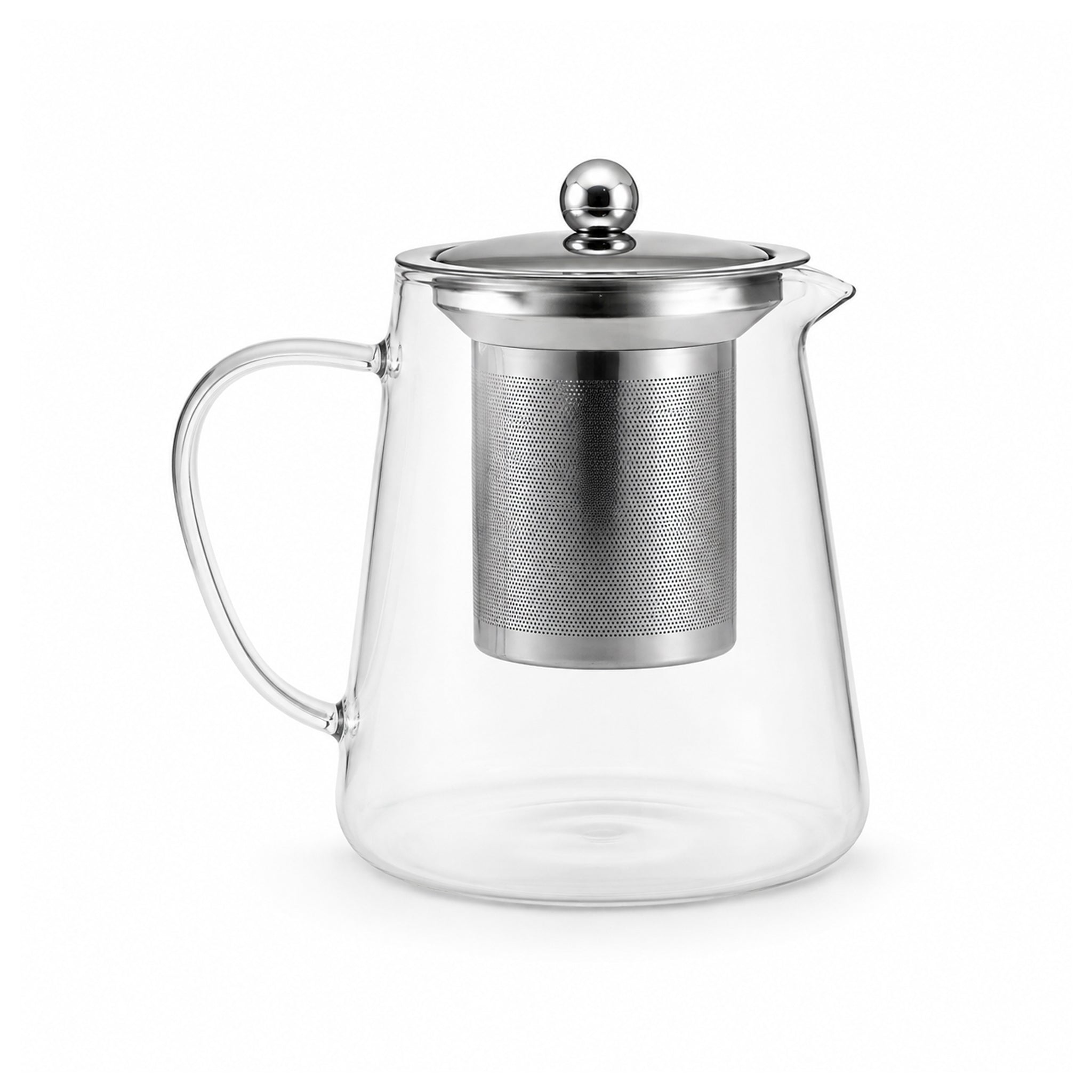 Danny Home Glass Tea Pots With Steel Infuser