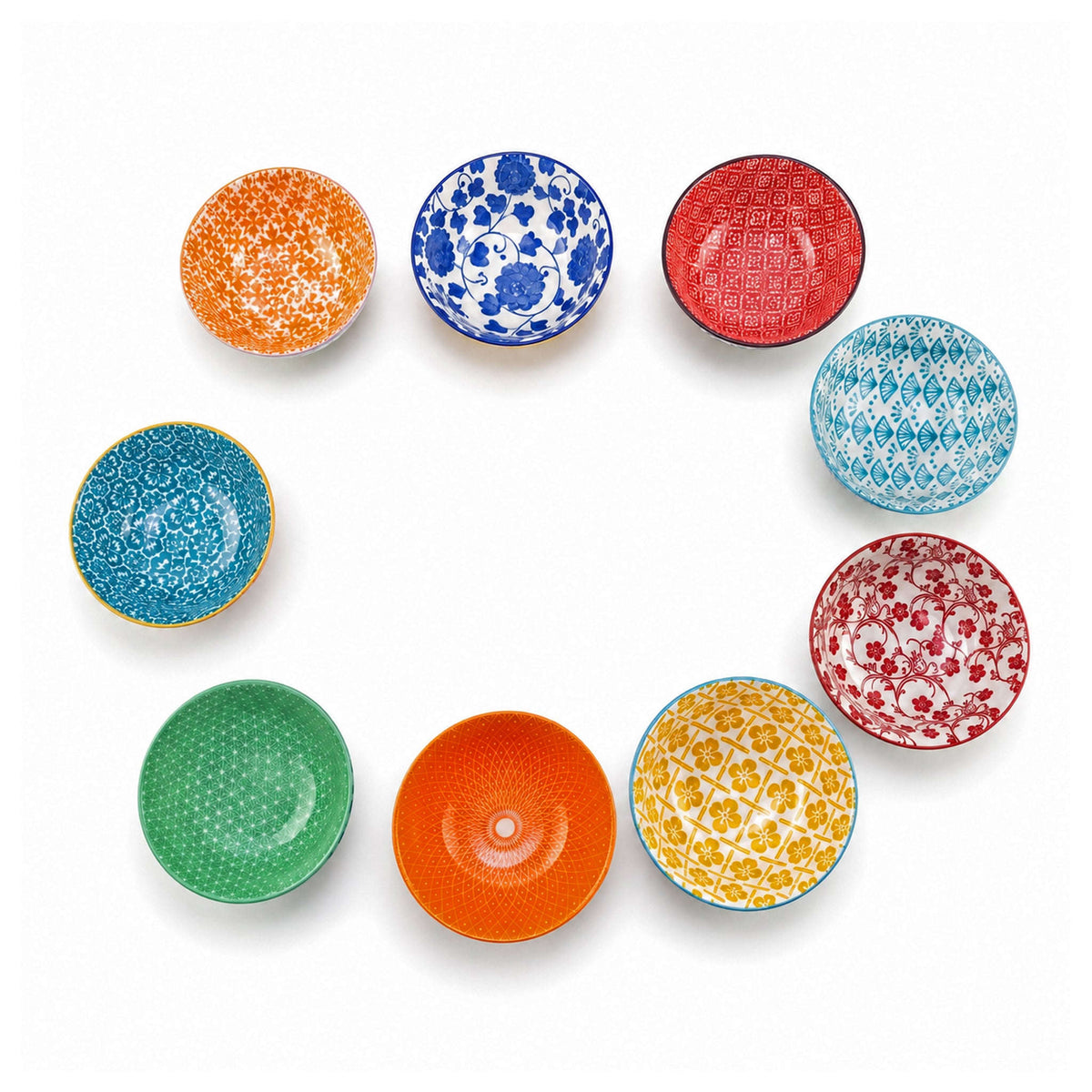 Danny Home 12 Cm Ceramic Color Bowl Set Kaka Bawa Sons