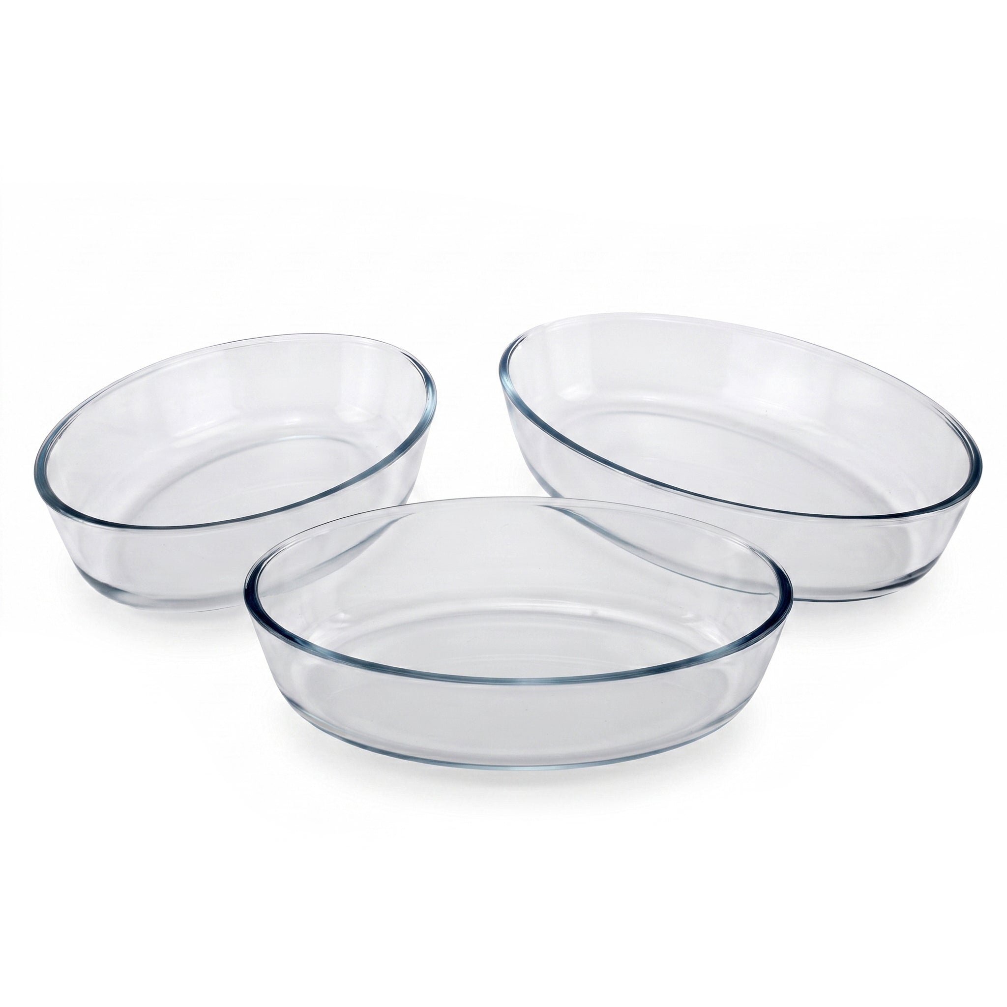 Danny Home 3-piece Oval Glass Dish Set