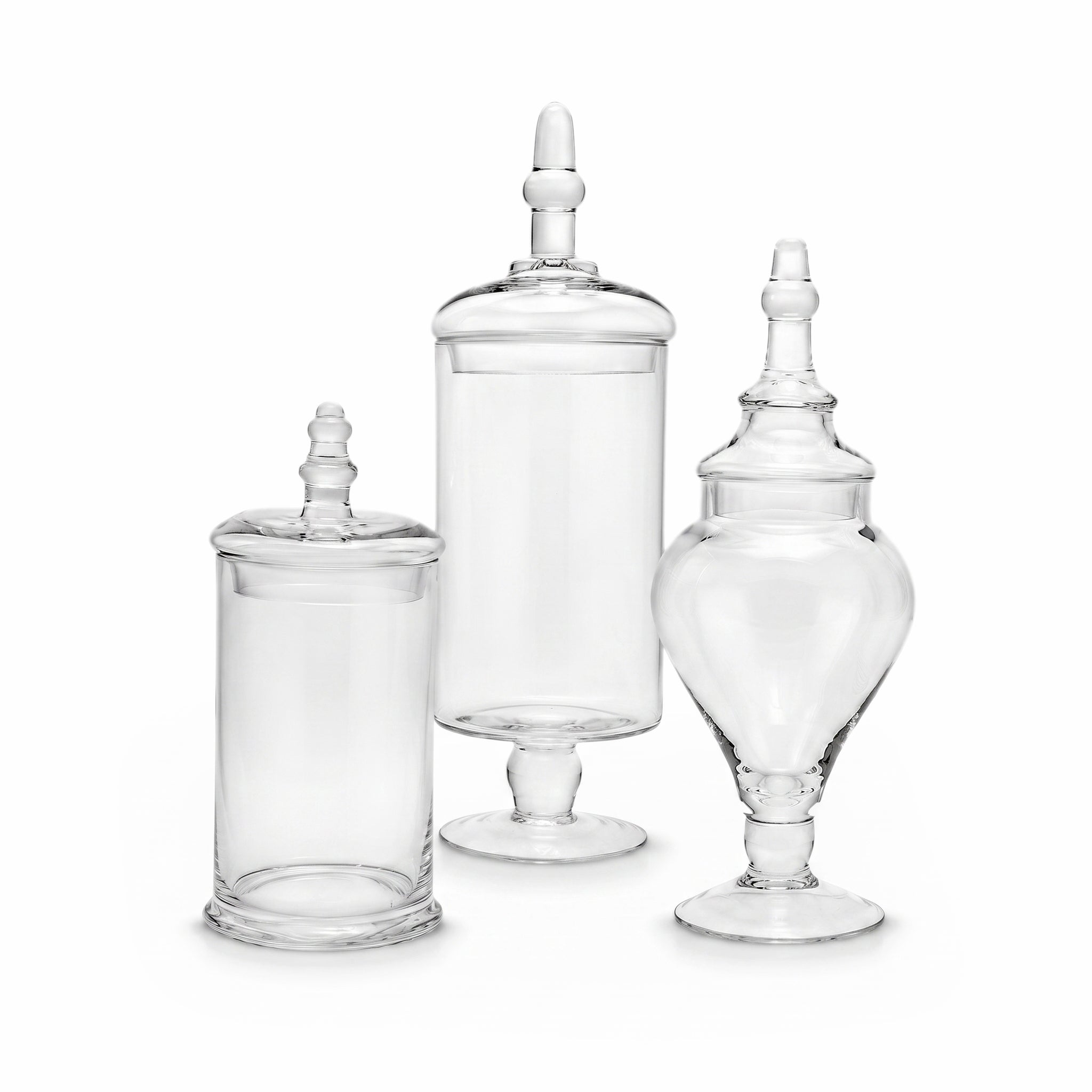 Danny Home 3-Piece Glass Storage Jar Set