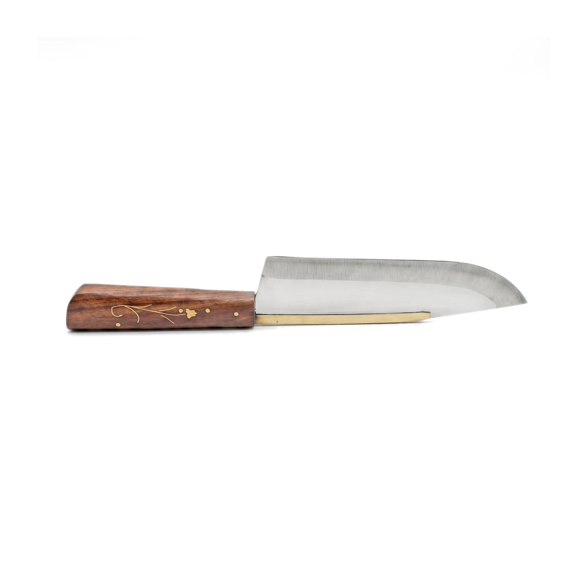 Z.B.K Stainless Steel Pointed Butcher Knife With Wooden Handle Kaka Bawa Sons